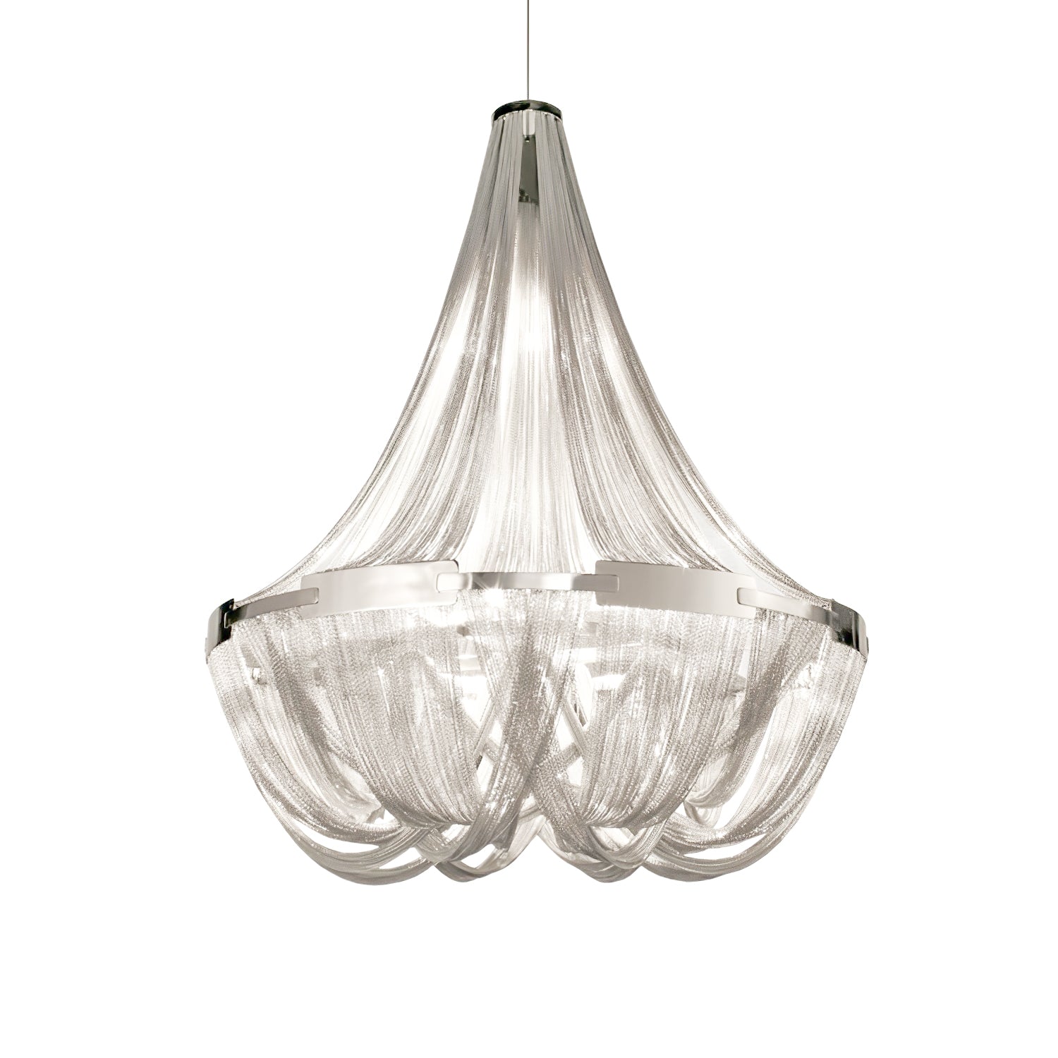 Tassel Aluminum Chain Chandelier - Blowlighting