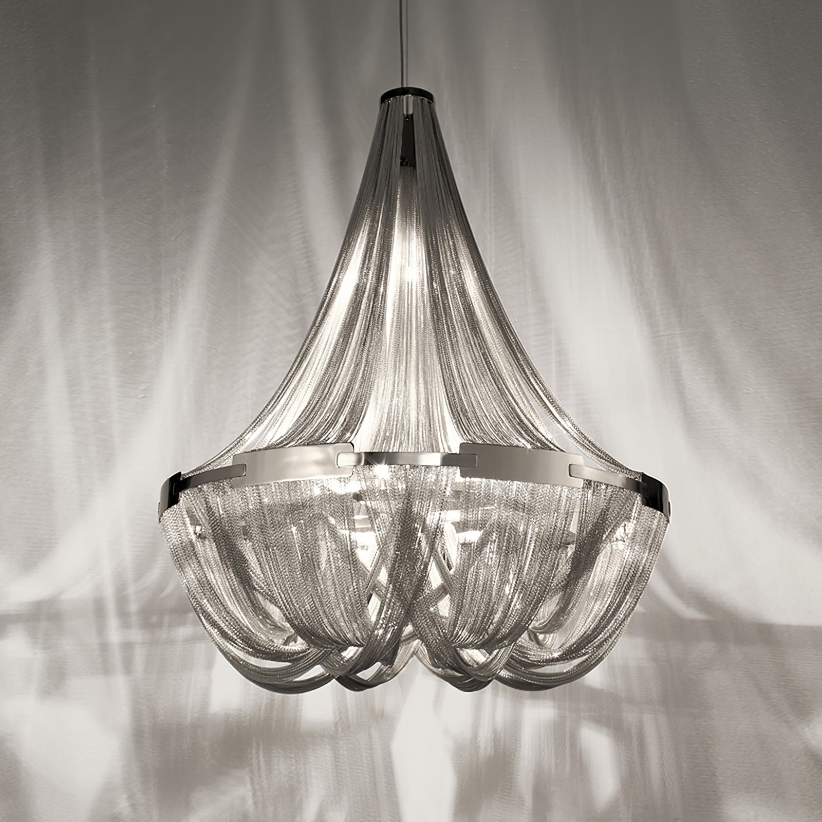 Tassel Aluminum Chain Chandelier - Blowlighting