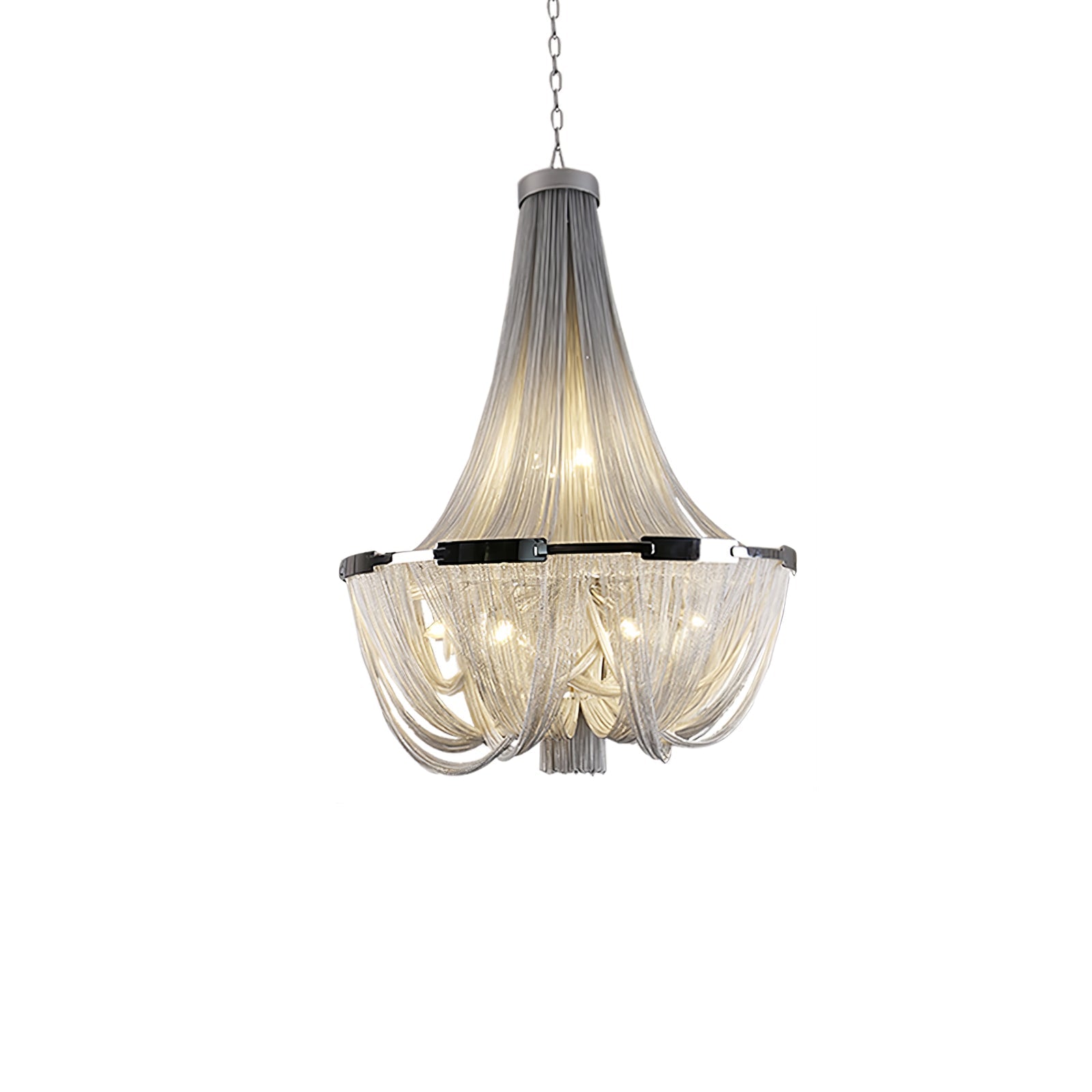 Tassel Aluminum Chain Chandelier - Blowlighting