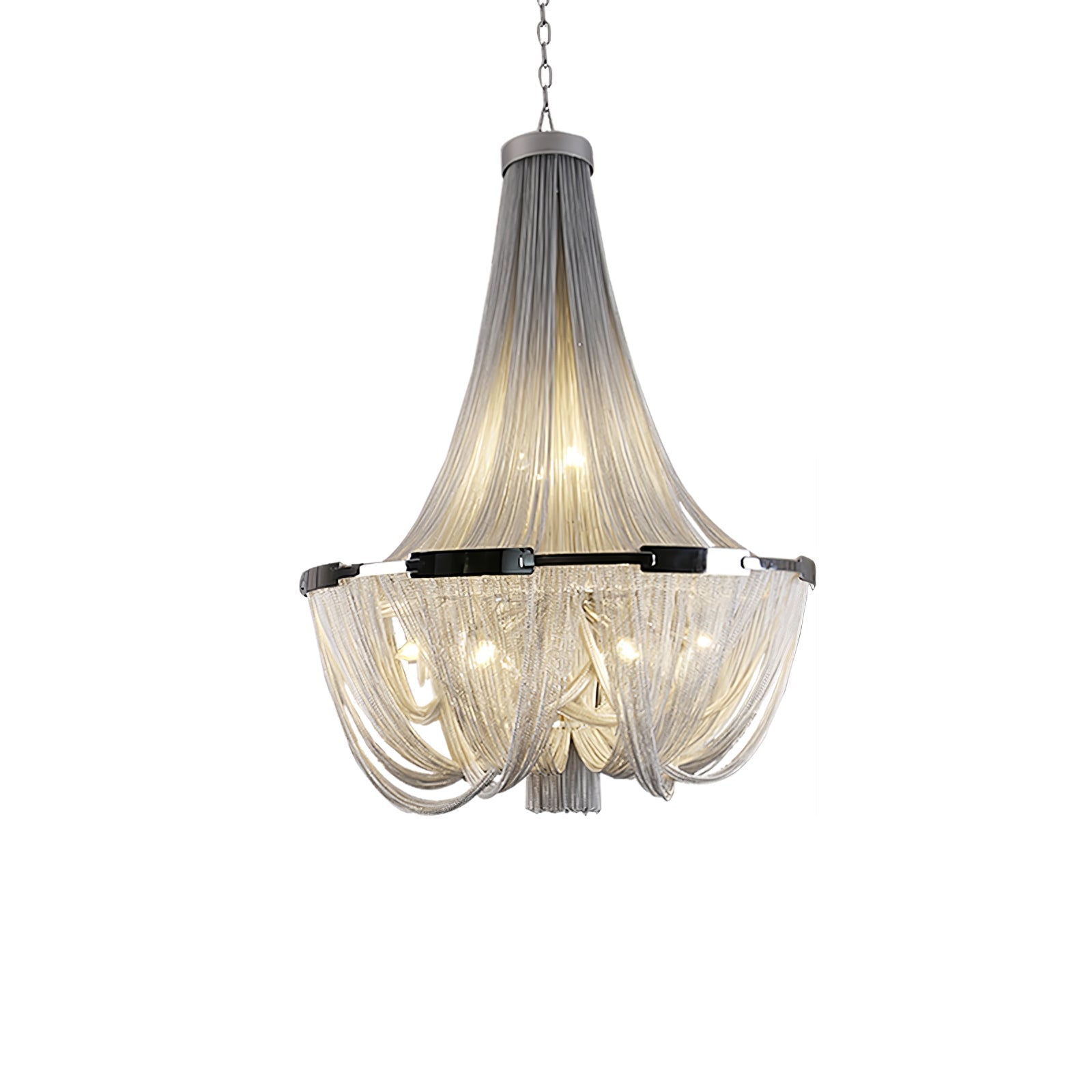 Tassel Aluminum Chain Chandelier - Blowlighting
