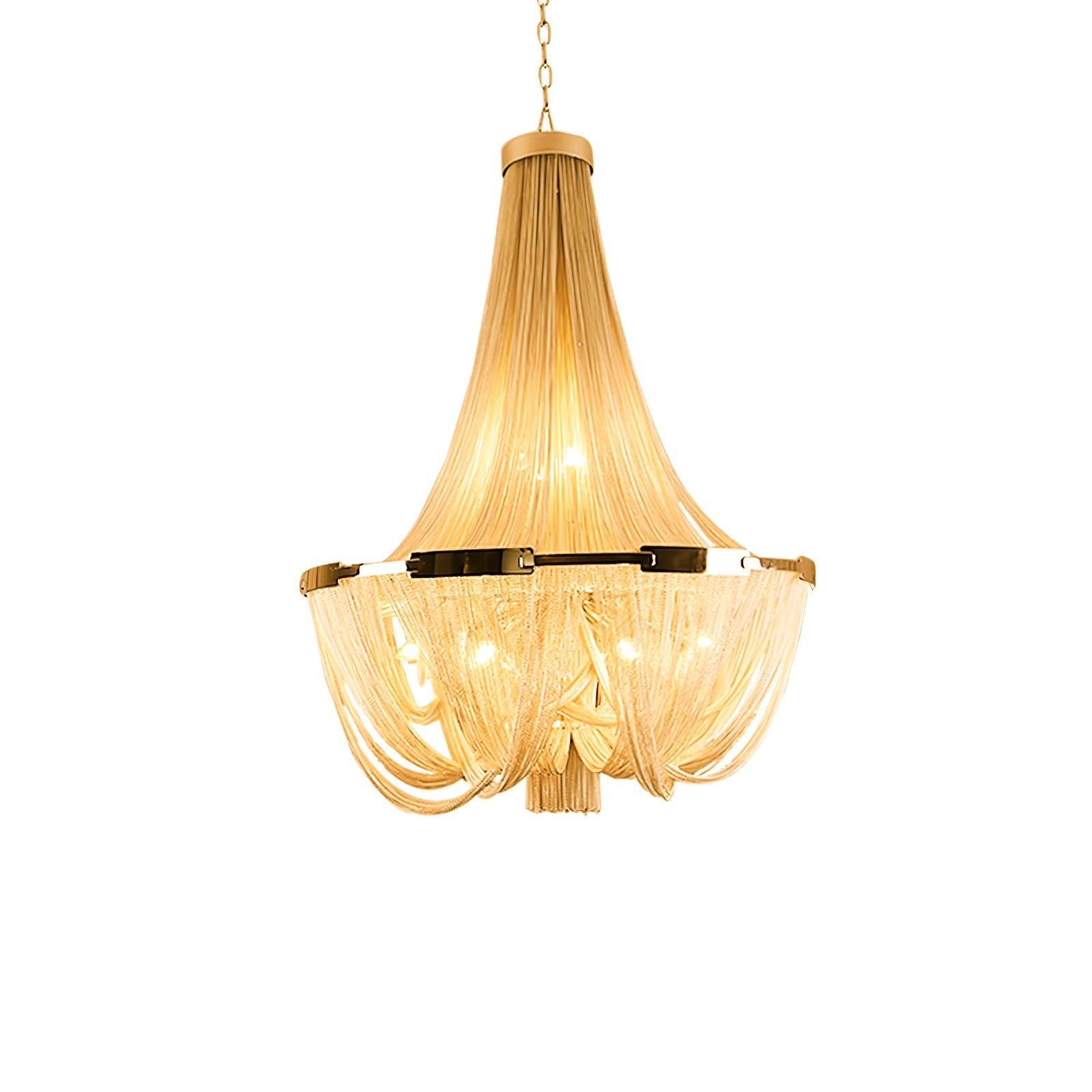 Tassel Aluminum Chain Chandelier - Blowlighting