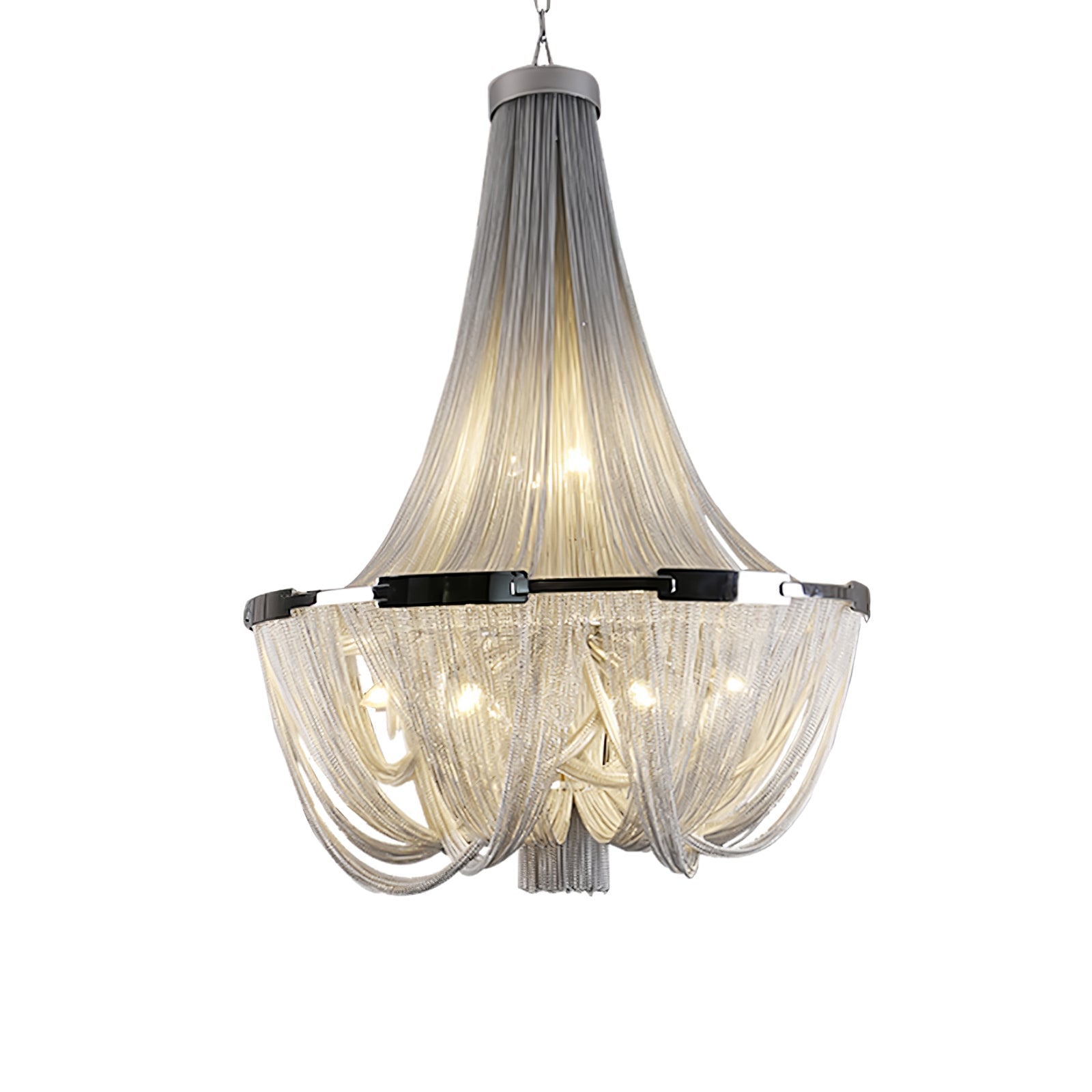 Tassel Aluminum Chain Chandelier - Blowlighting