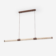 Tavira Minimalist Travertine Chandelier