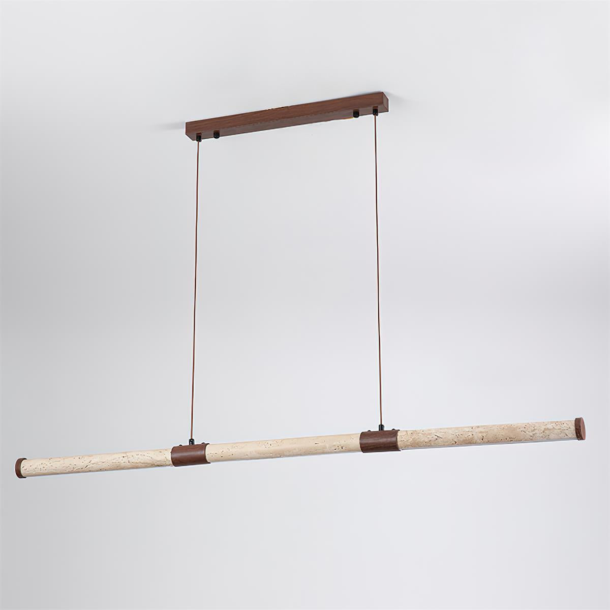 Tavira Minimalist Travertine Chandelier