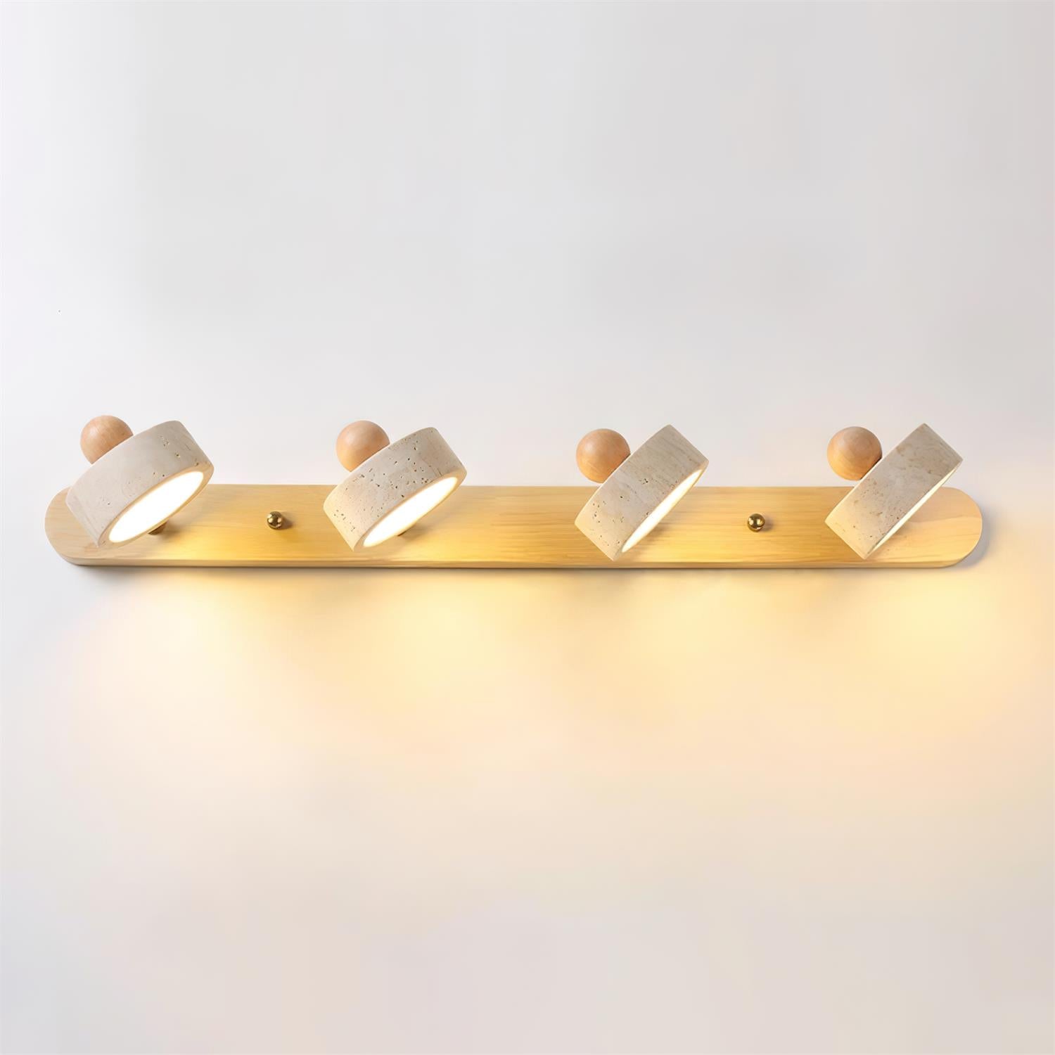 Tavros Scandinavian Wood Wall Light