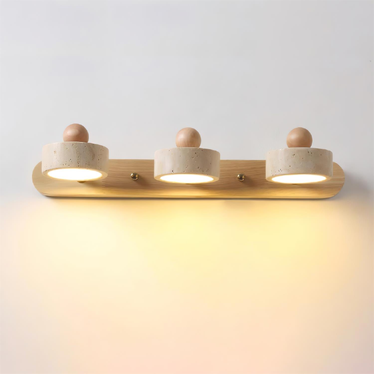 Tavros Scandinavian Wood Wall Light