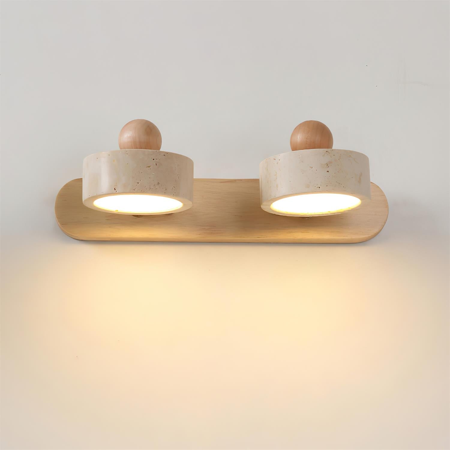 Tavros Scandinavian Wood Wall Light