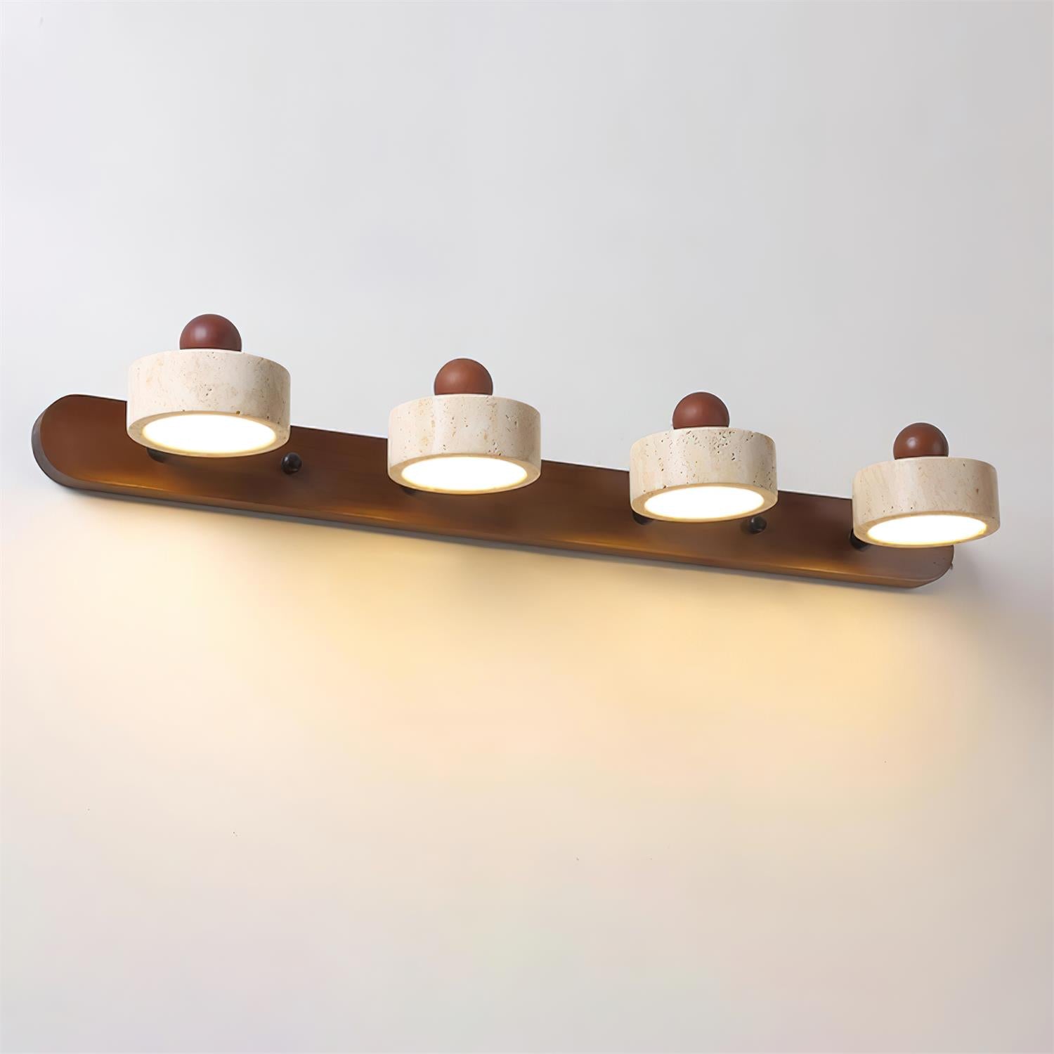 Tavros Scandinavian Wood Wall Light
