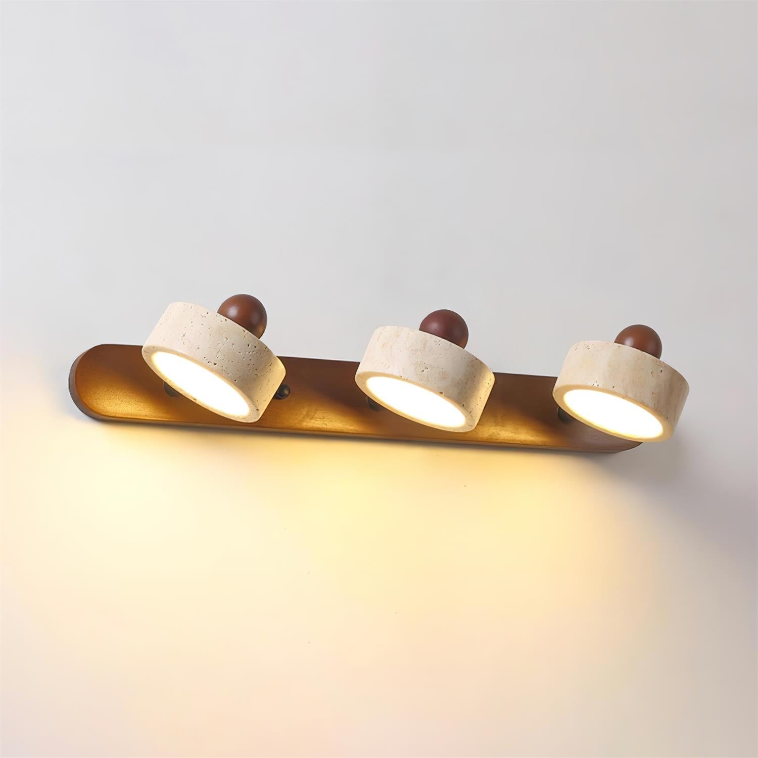 Tavros Scandinavian Wood Wall Light