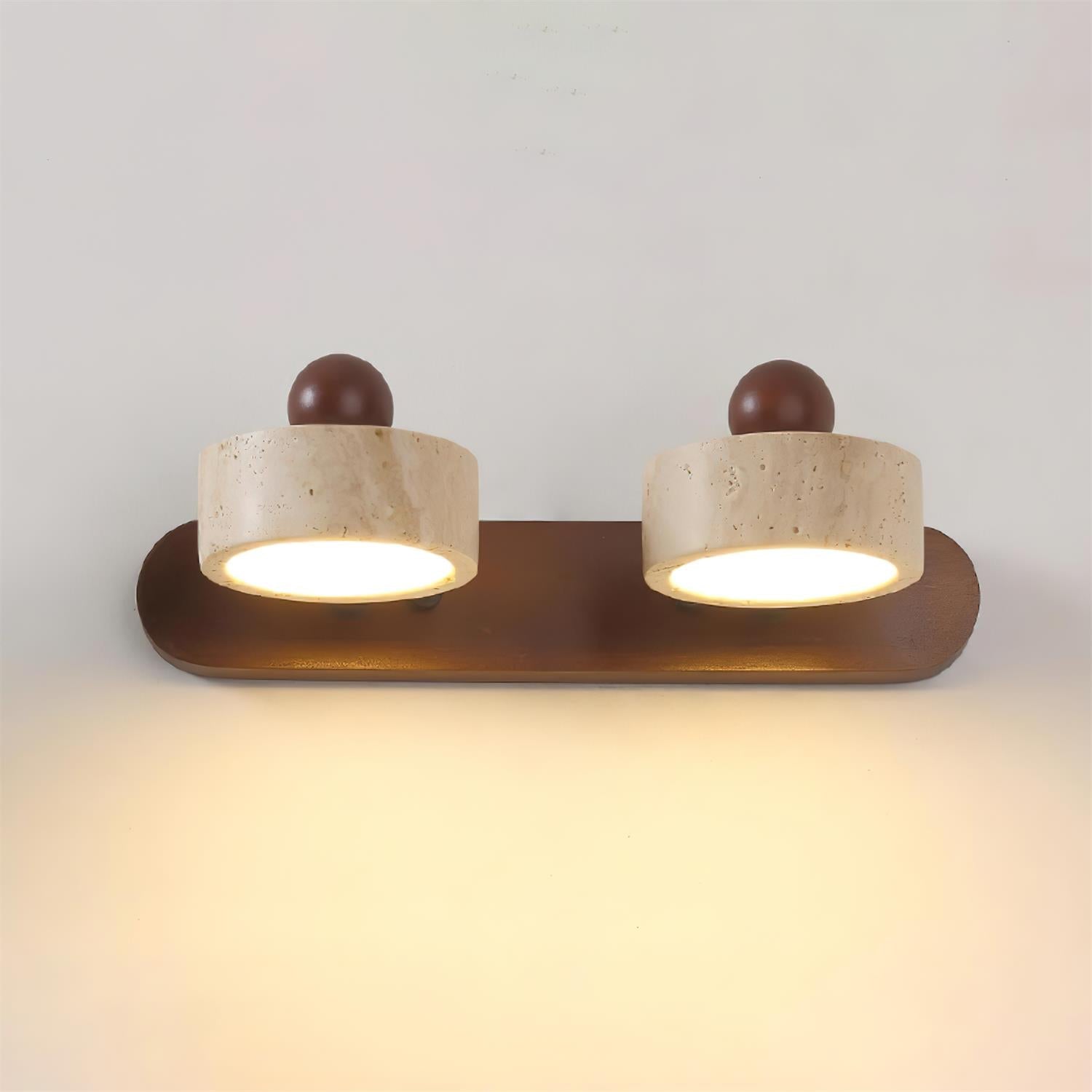 Tavros Scandinavian Wood Wall Light