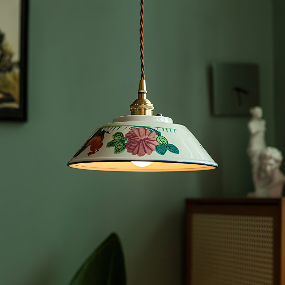 Teahouse Oriental Ceramics Pendant Light