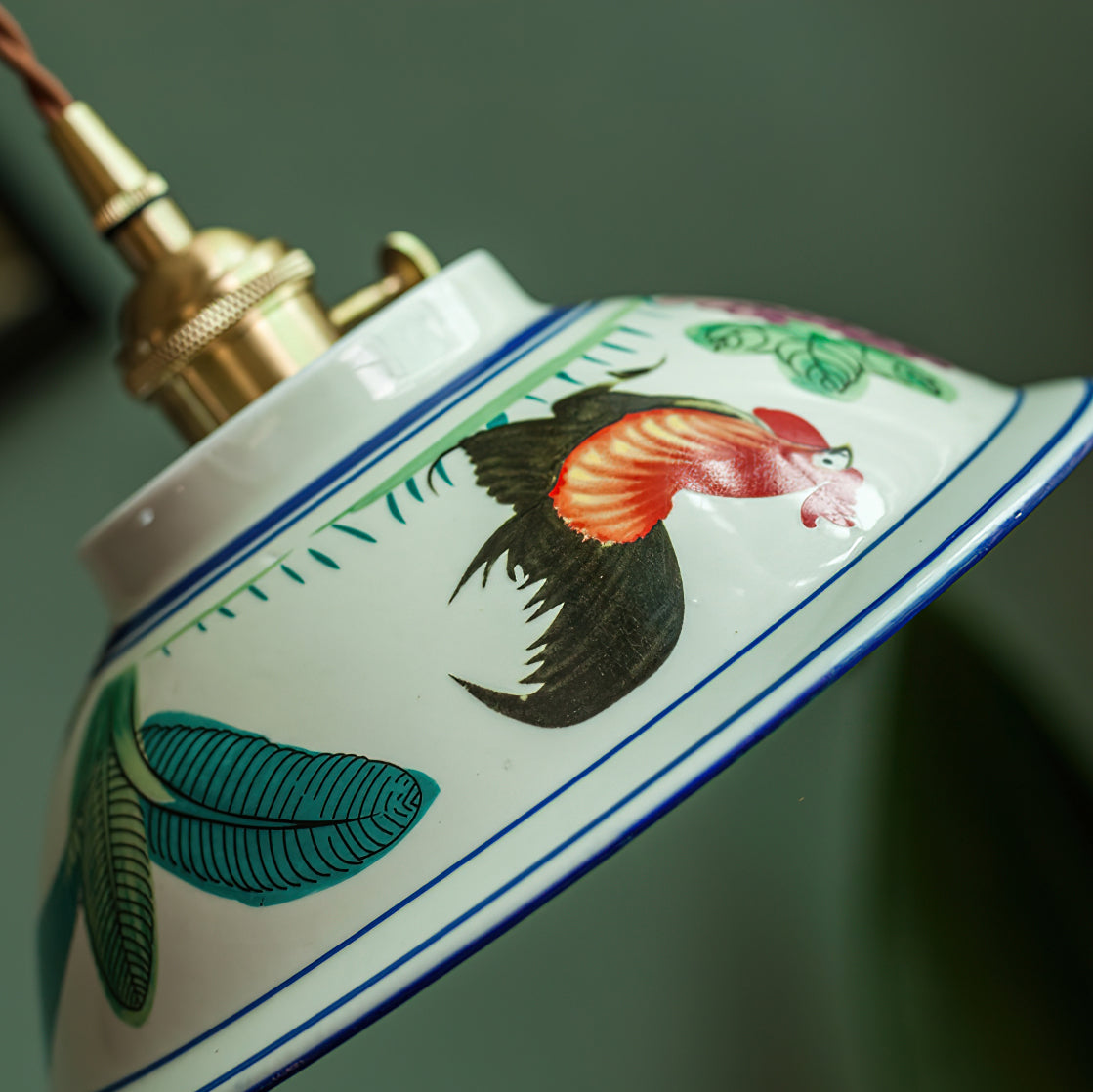 Teahouse Oriental Ceramics Pendant Light