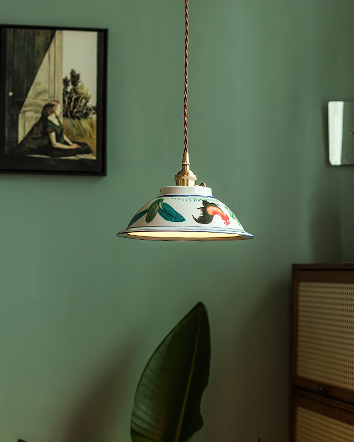 Teahouse Oriental Ceramics Pendant Light