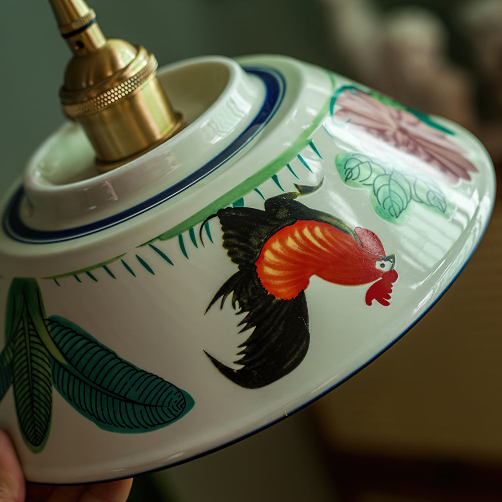 Teahouse Oriental Ceramics Pendant Light