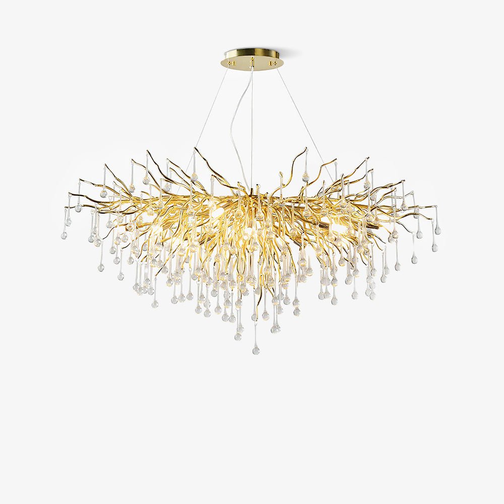 Teardrop Crystal Chandelier - Blowlighting