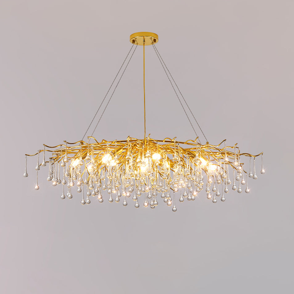 Teardrop Crystal Chandelier - Blowlighting