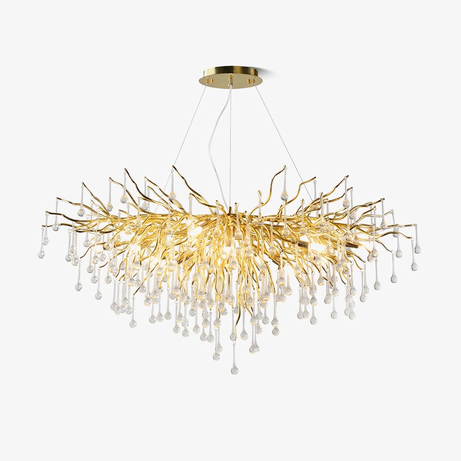 Teardrop Crystal Chandelier - Blowlighting