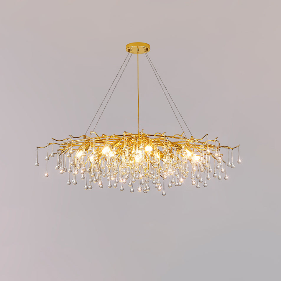 Teardrop Crystal Chandelier - Blowlighting