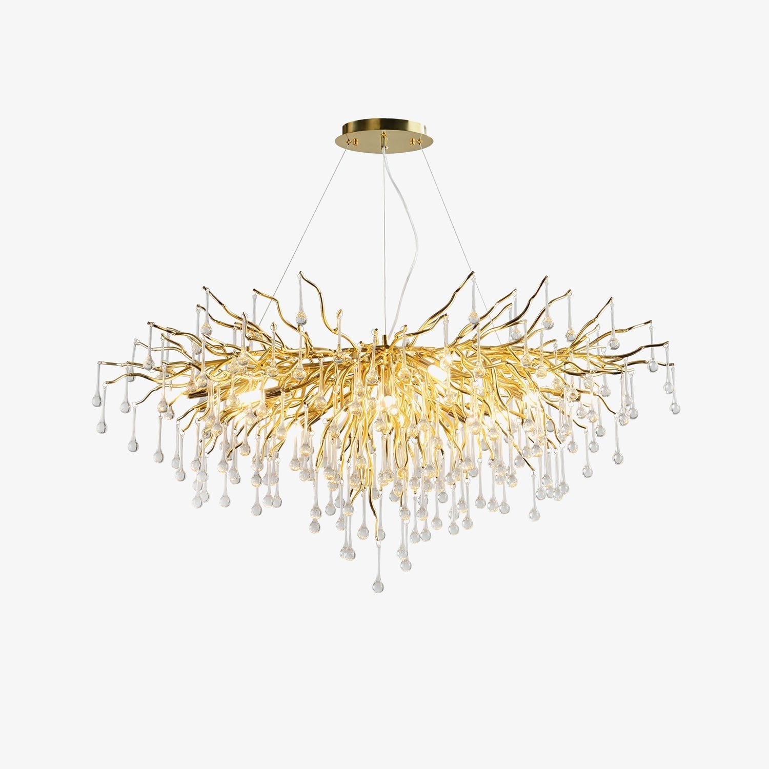 Teardrop Crystal Chandelier - Blowlighting