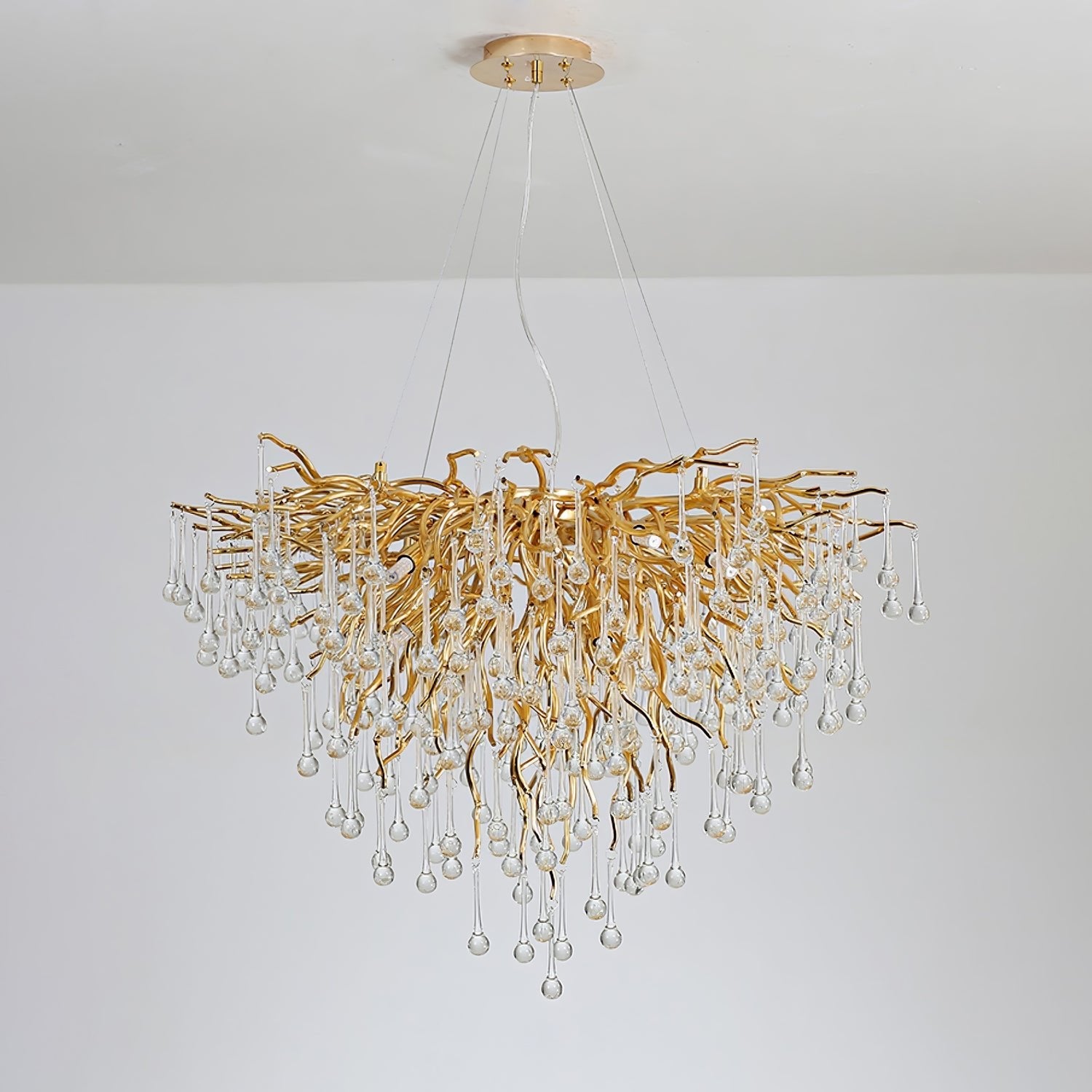 Teardrop Crystal Chandelier - Blowlighting