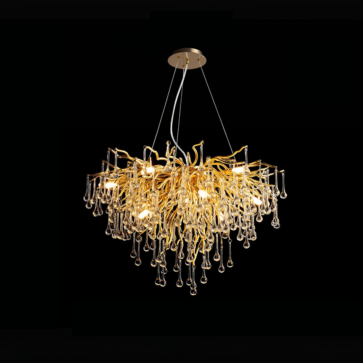 Teardrop Crystal Chandelier - Blowlighting