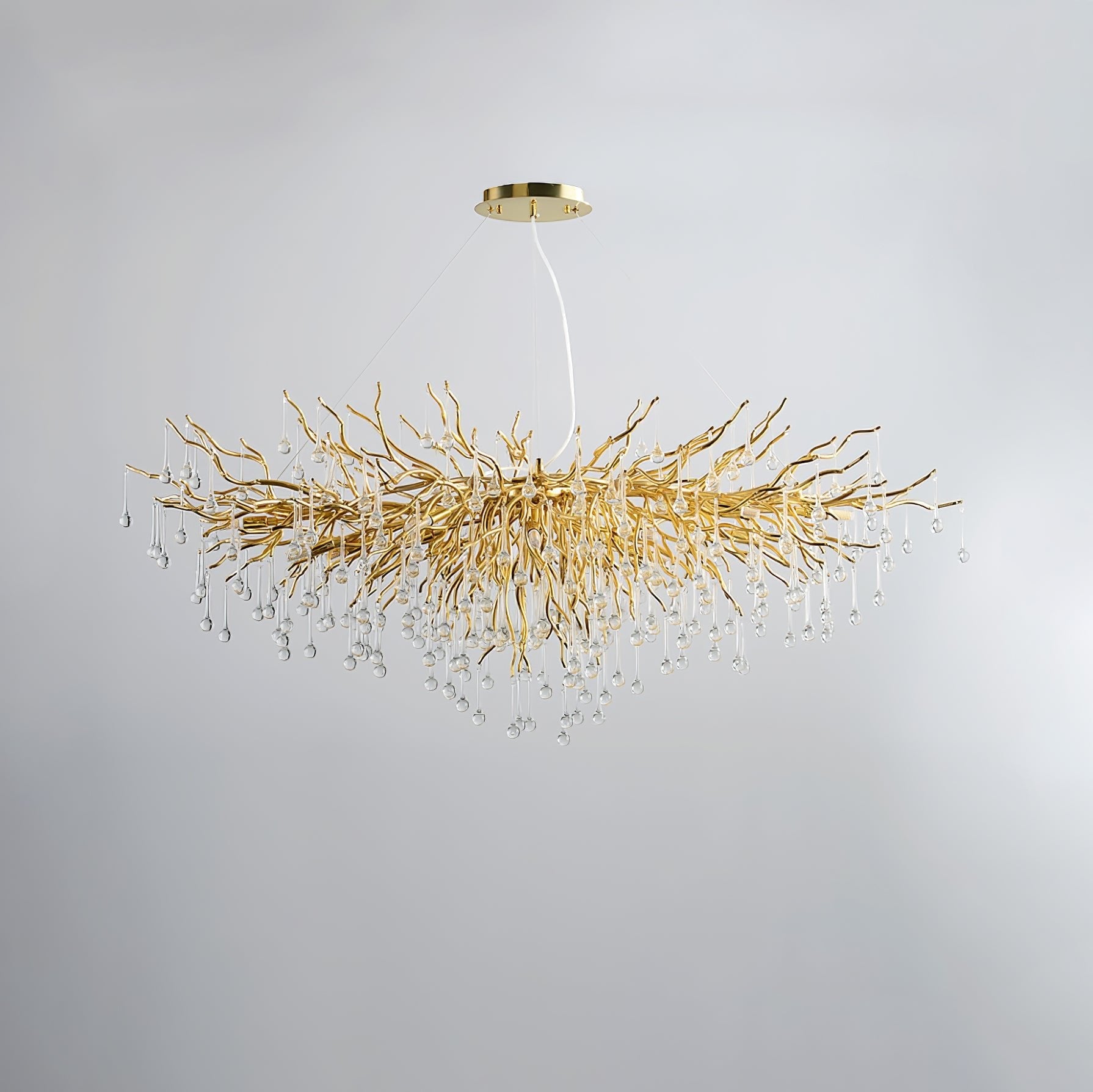Teardrop Crystal Chandelier - Blowlighting