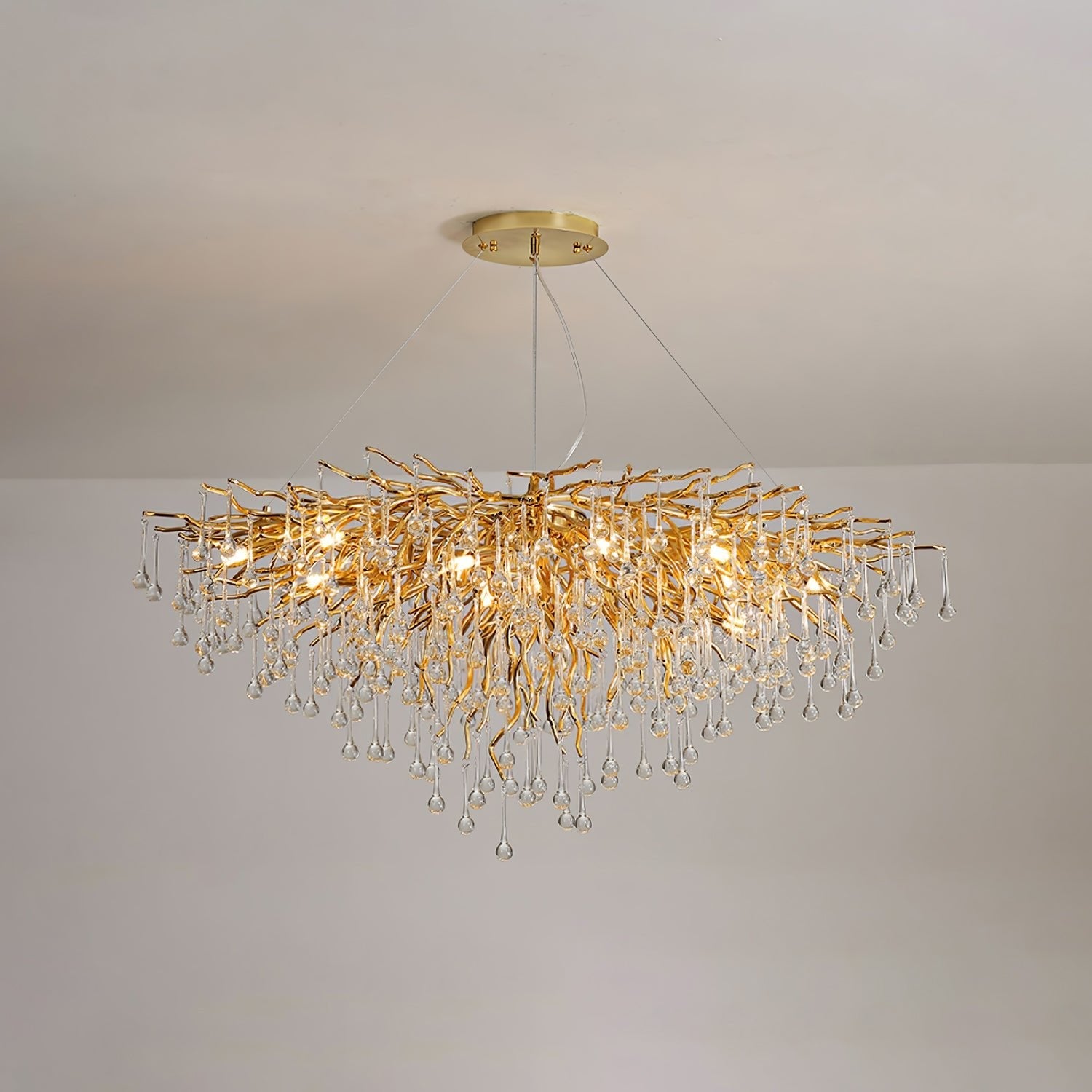 Teardrop Crystal Chandelier - Blowlighting