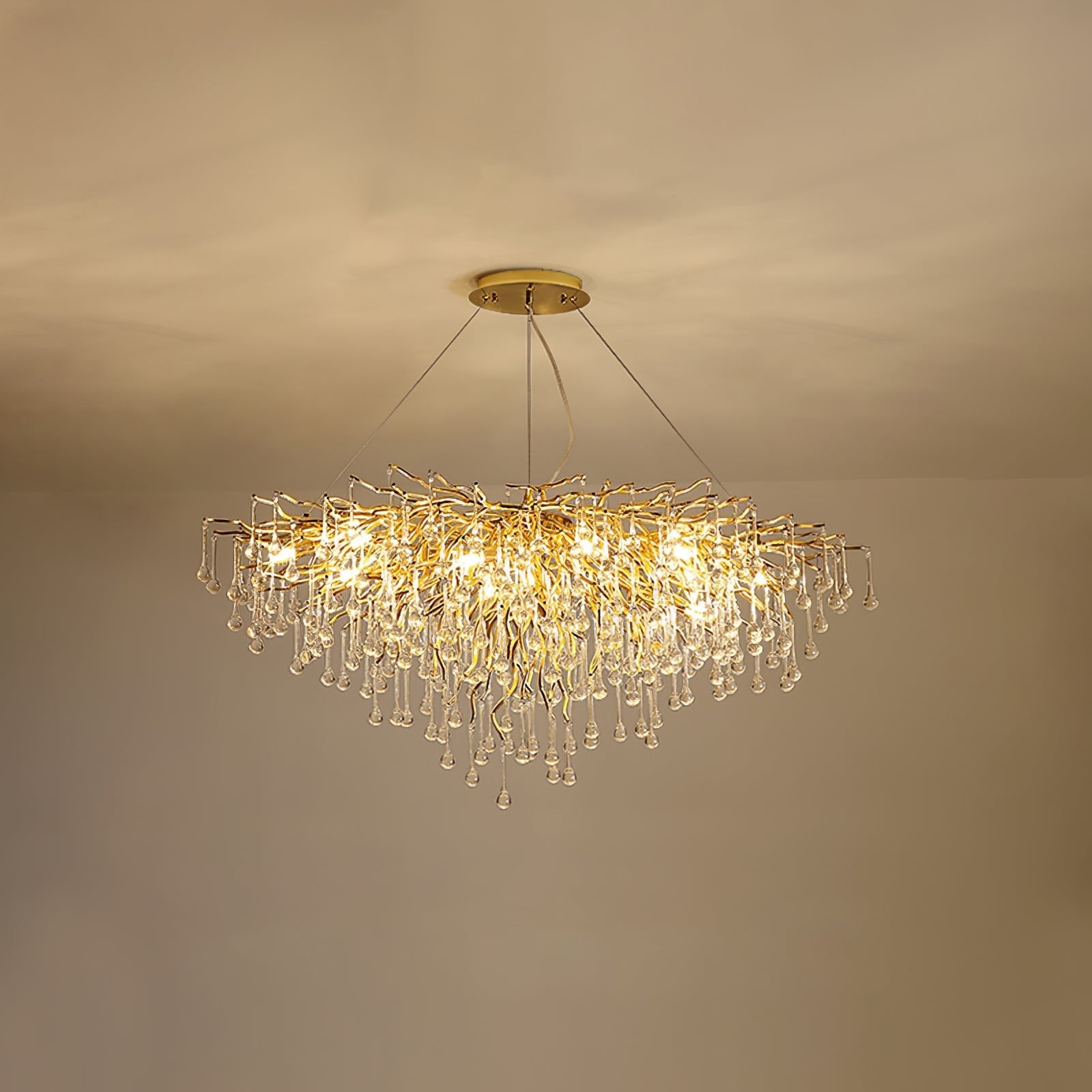 Teardrop Crystal Chandelier - Blowlighting