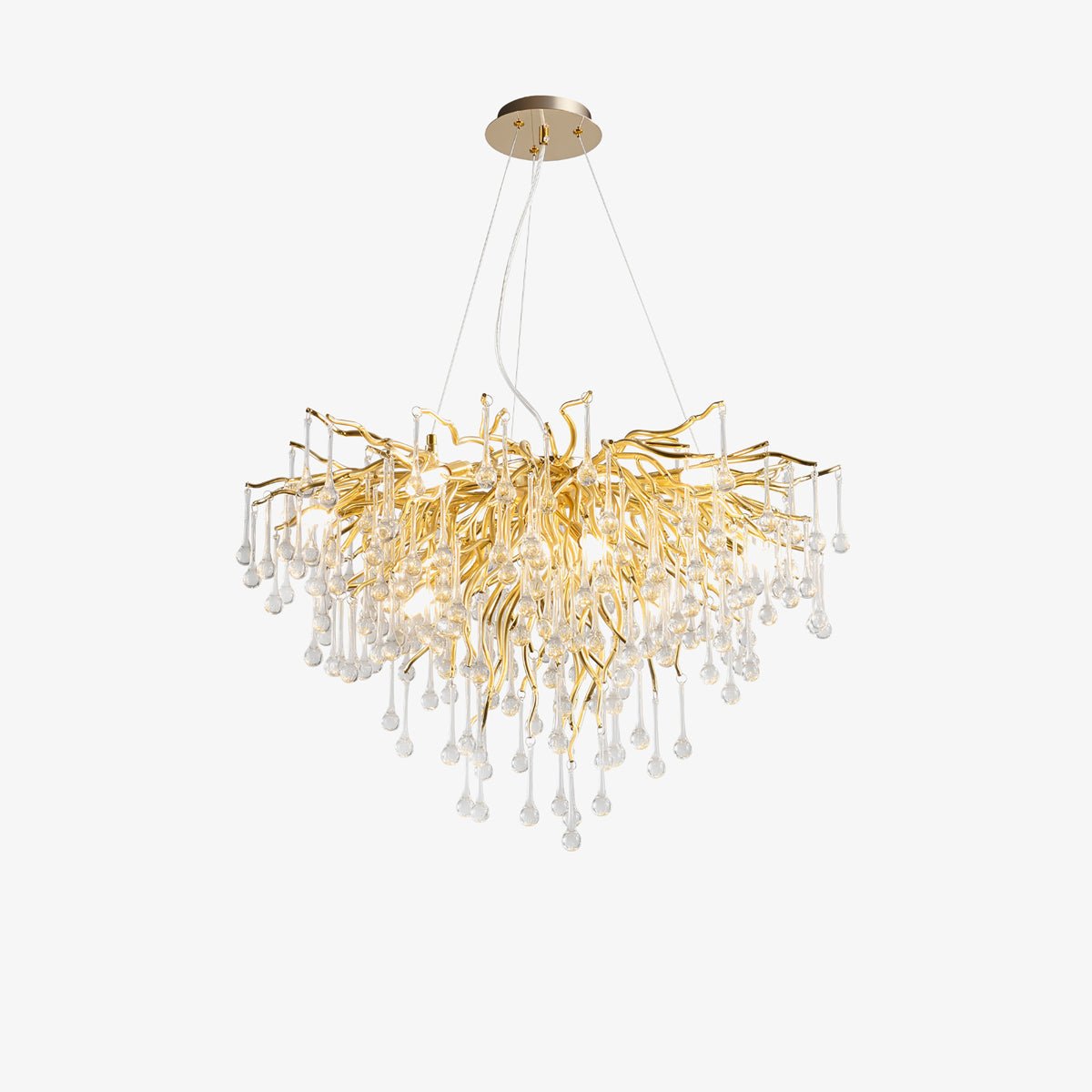 Teardrop Crystal Chandelier - Blowlighting