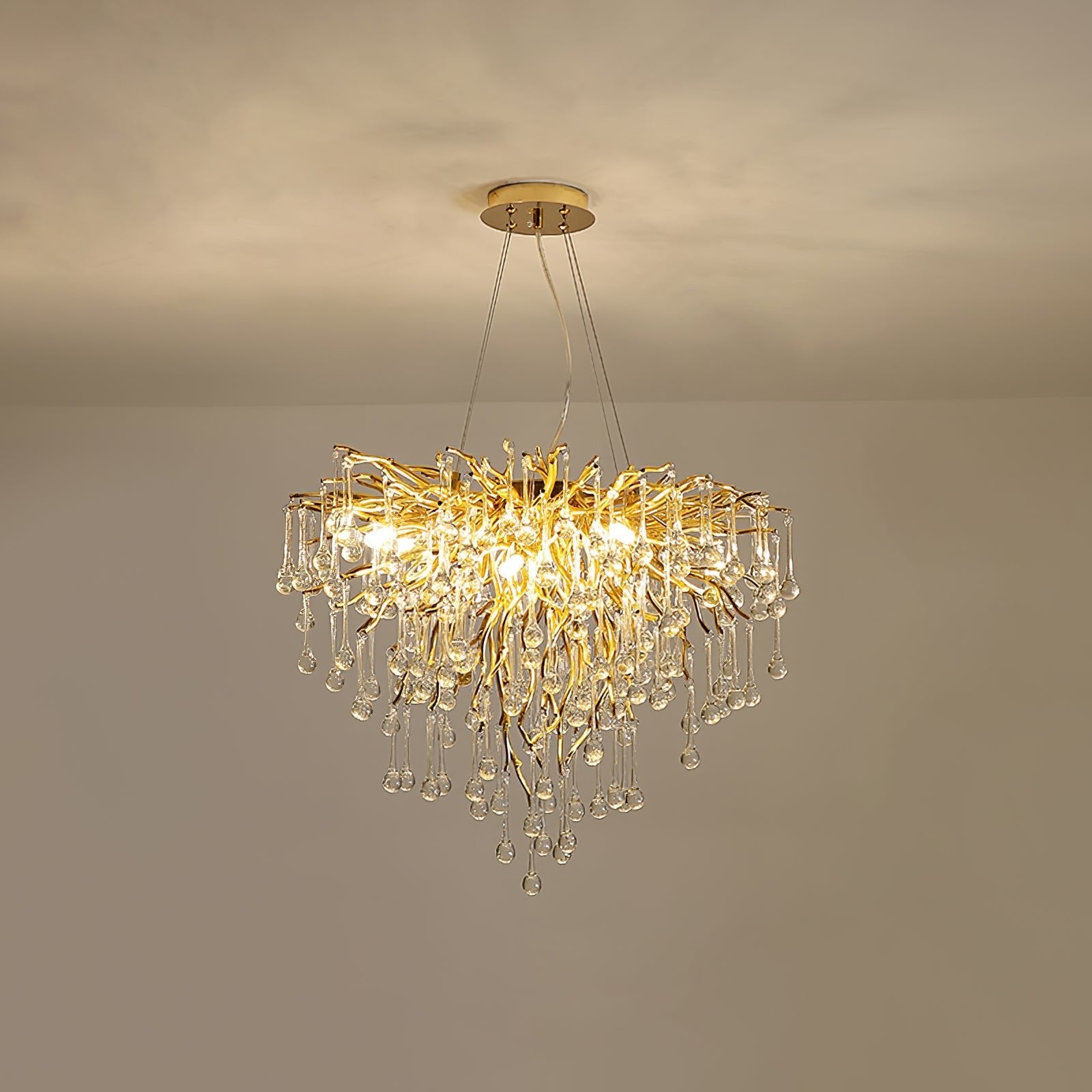 Teardrop Crystal Chandelier - Blowlighting