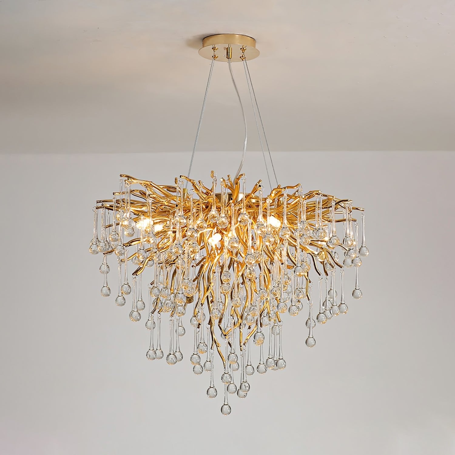 Teardrop Crystal Chandelier - Blowlighting