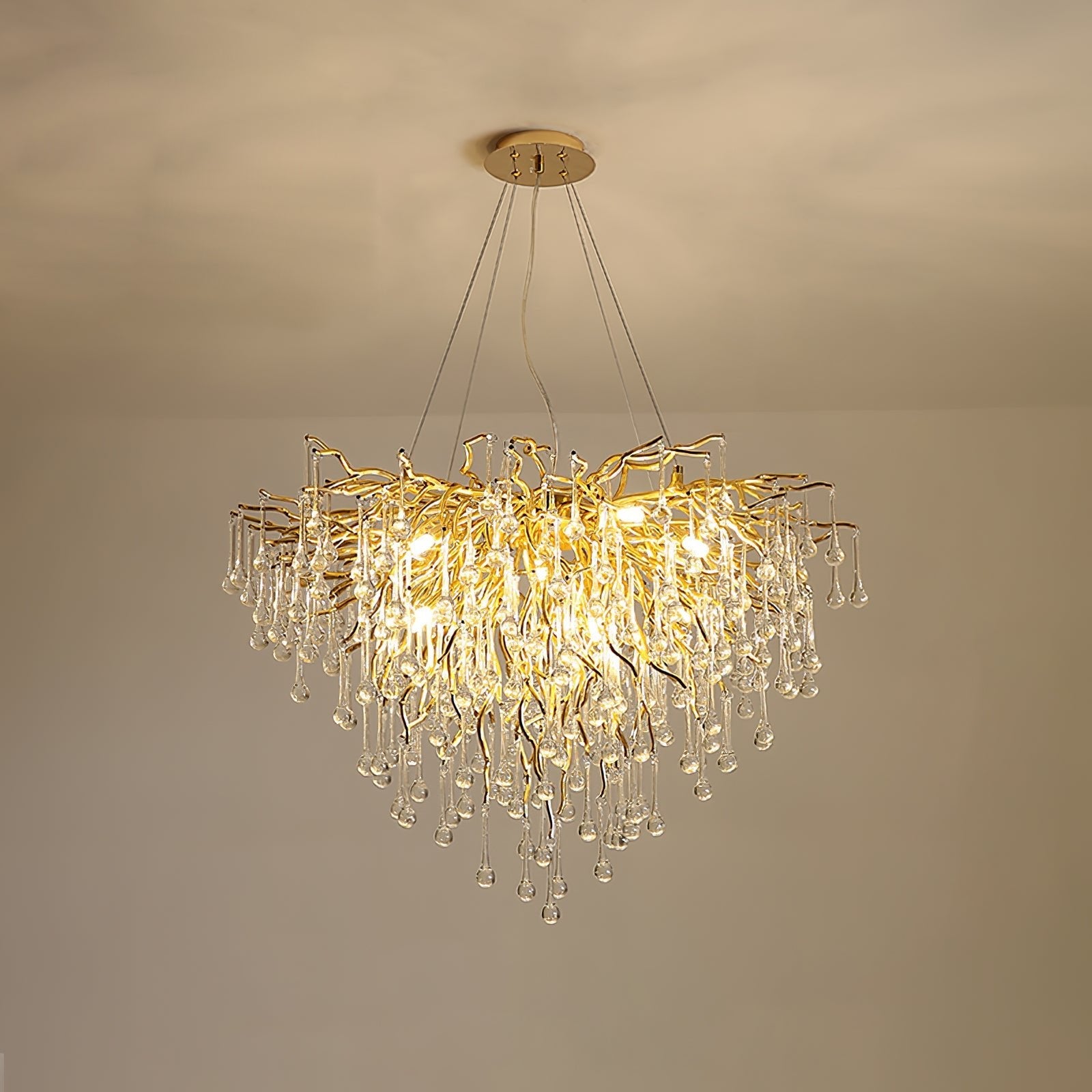Teardrop Crystal Chandelier - Blowlighting