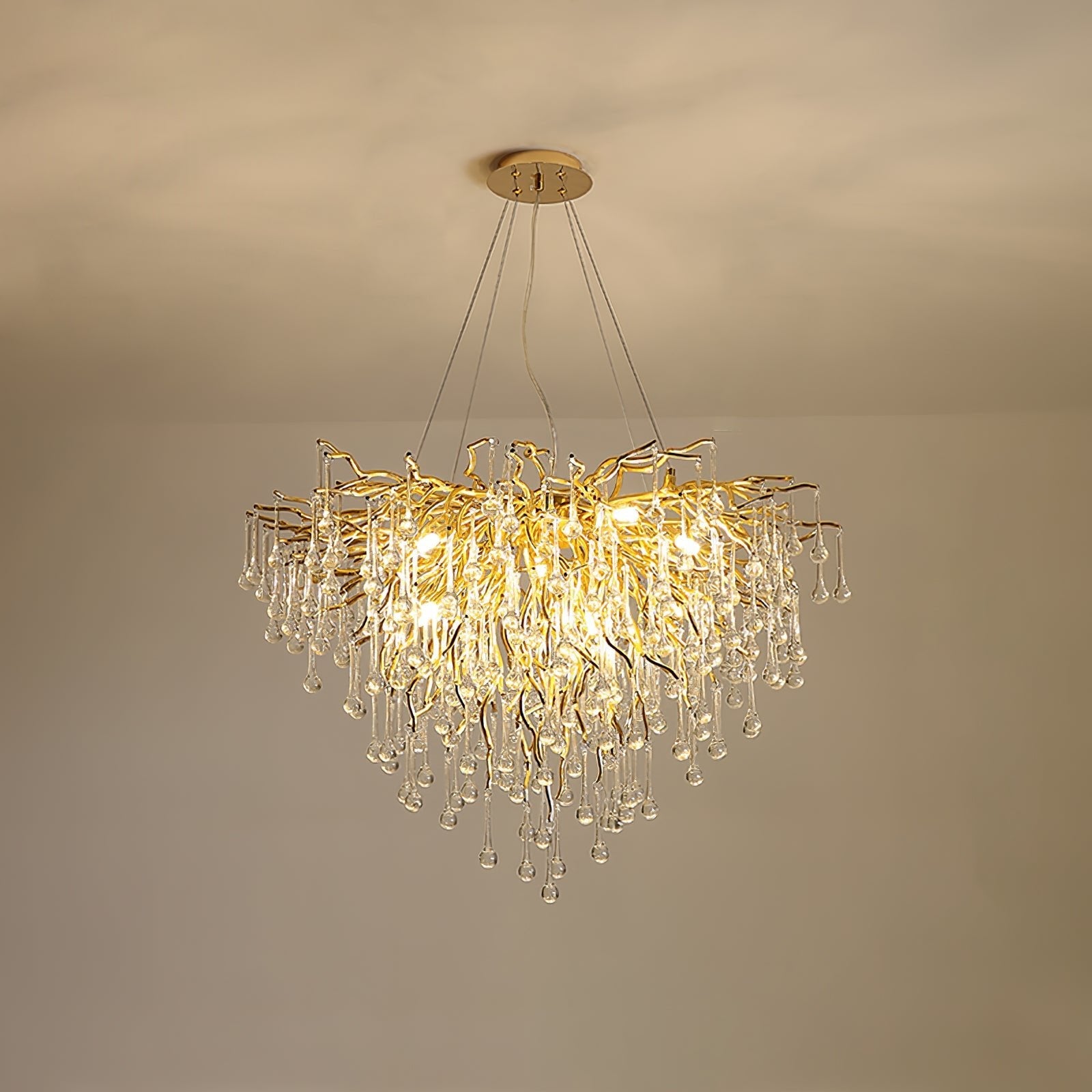 Teardrop Crystal Chandelier - Blowlighting