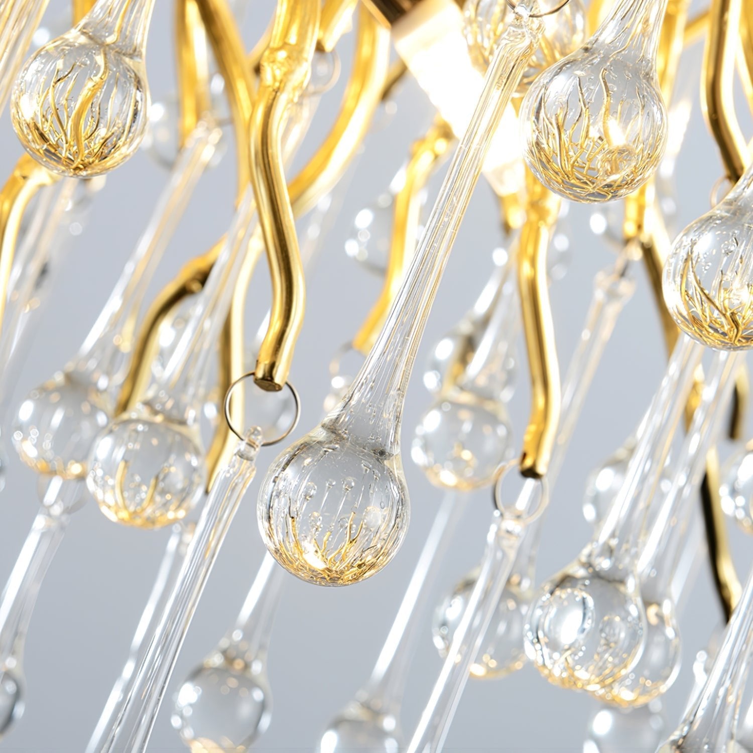 Teardrop Crystal Chandelier - Blowlighting