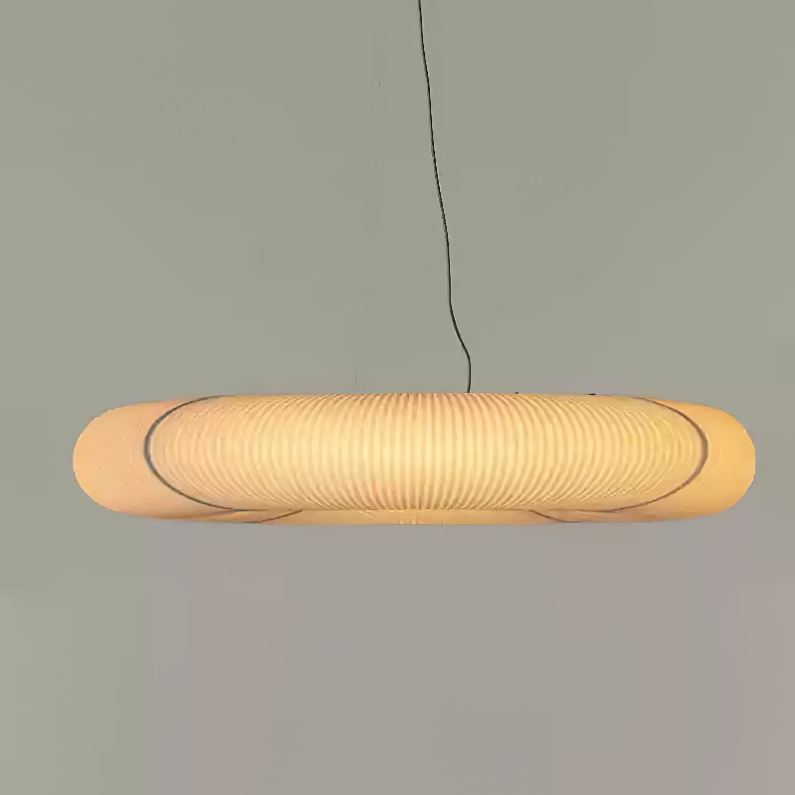 Citheis Modern Minimalist Natural Mulberry Silk Metal Pendant Lamp - Blowlighting