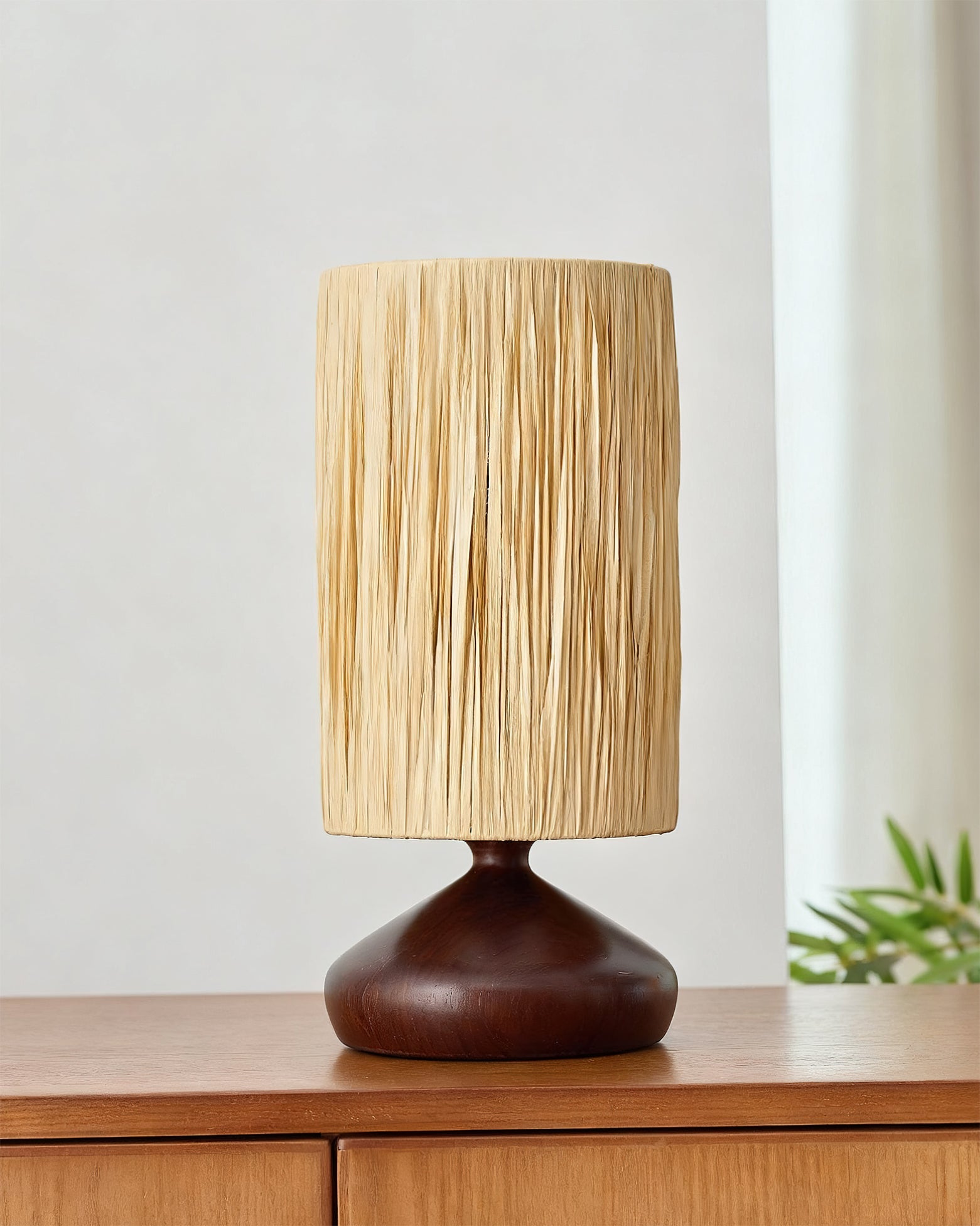 Telbix Organic Raffia Table Light