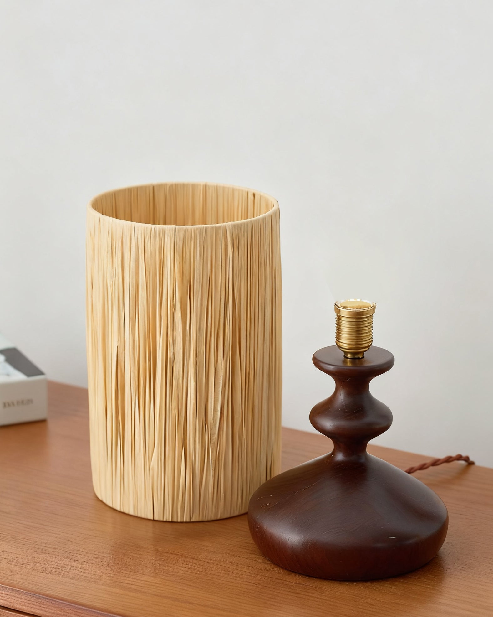 Telbix Organic Raffia Table Light