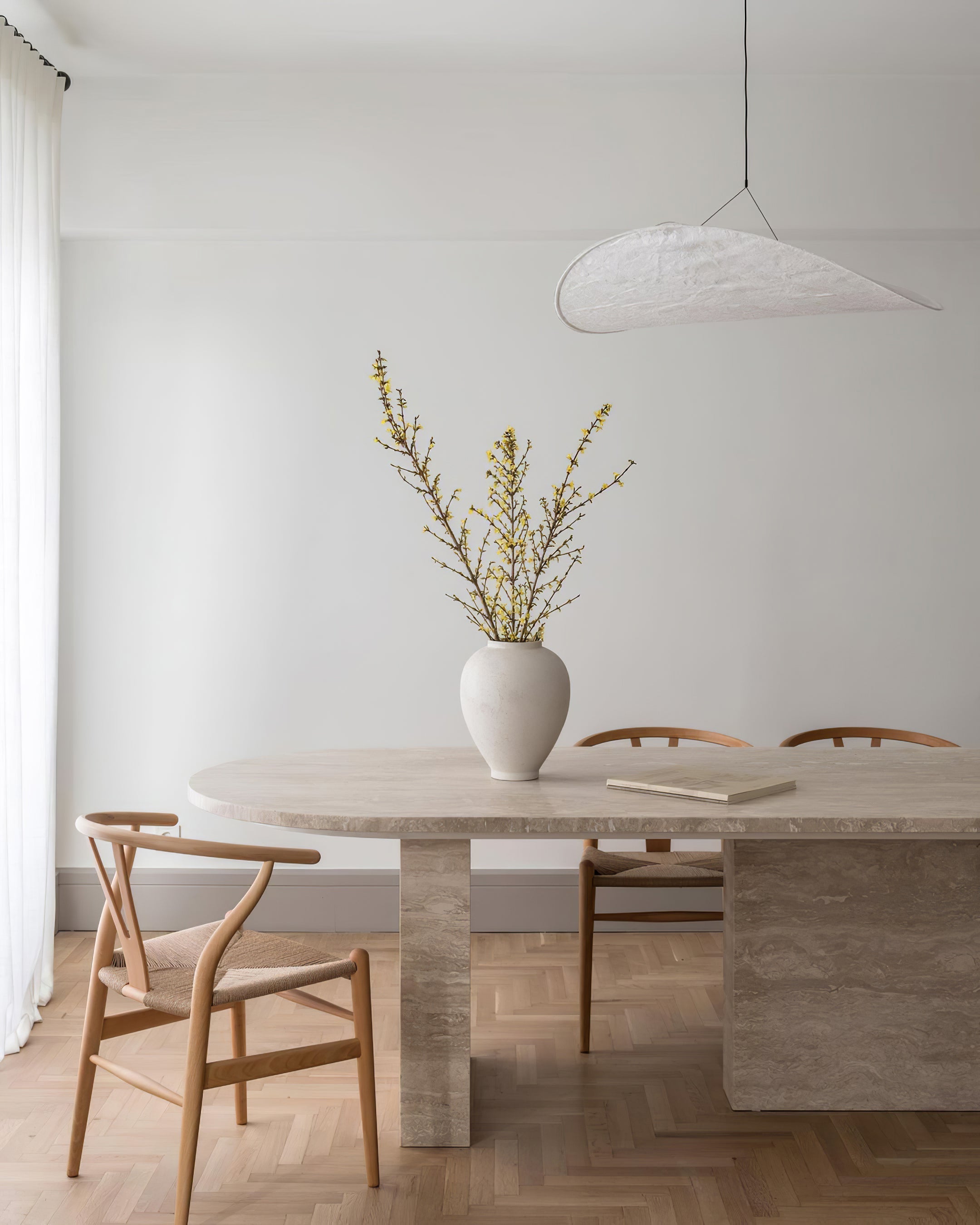 Tense Tyvek Pendant Lamp - Blowlighting