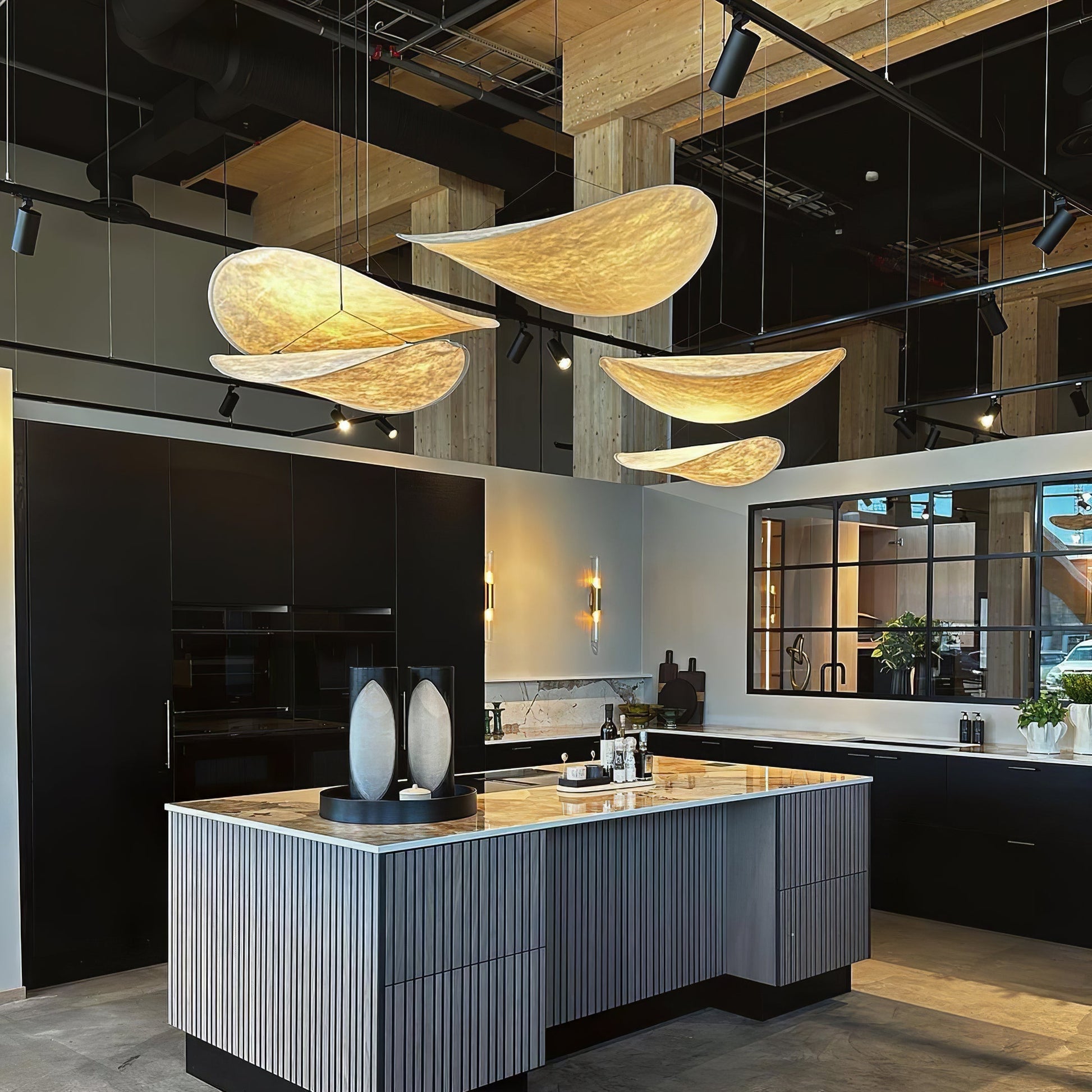 Tense Pendant Swag Light - Blowlighting
