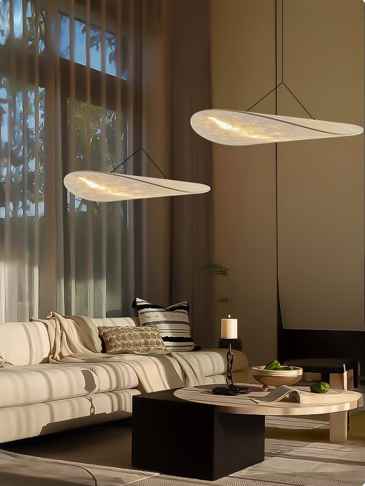 Tense Pendant Swag Light - Blowlighting