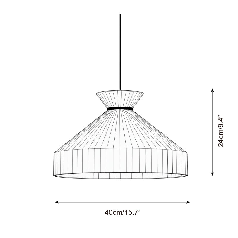 Tera Modern Weave Fabric Pendant Lamp