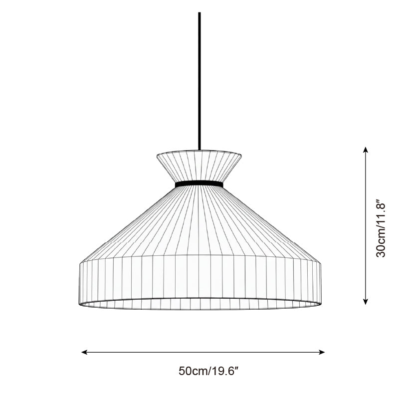 Tera Modern Weave Fabric Pendant Lamp