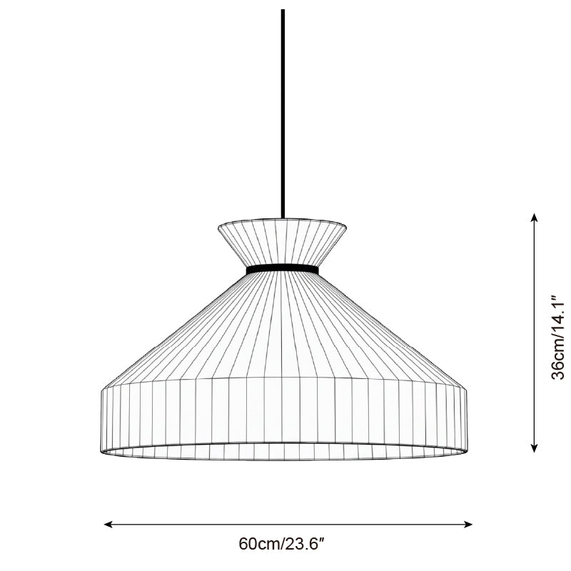Tera Modern Weave Fabric Pendant Lamp