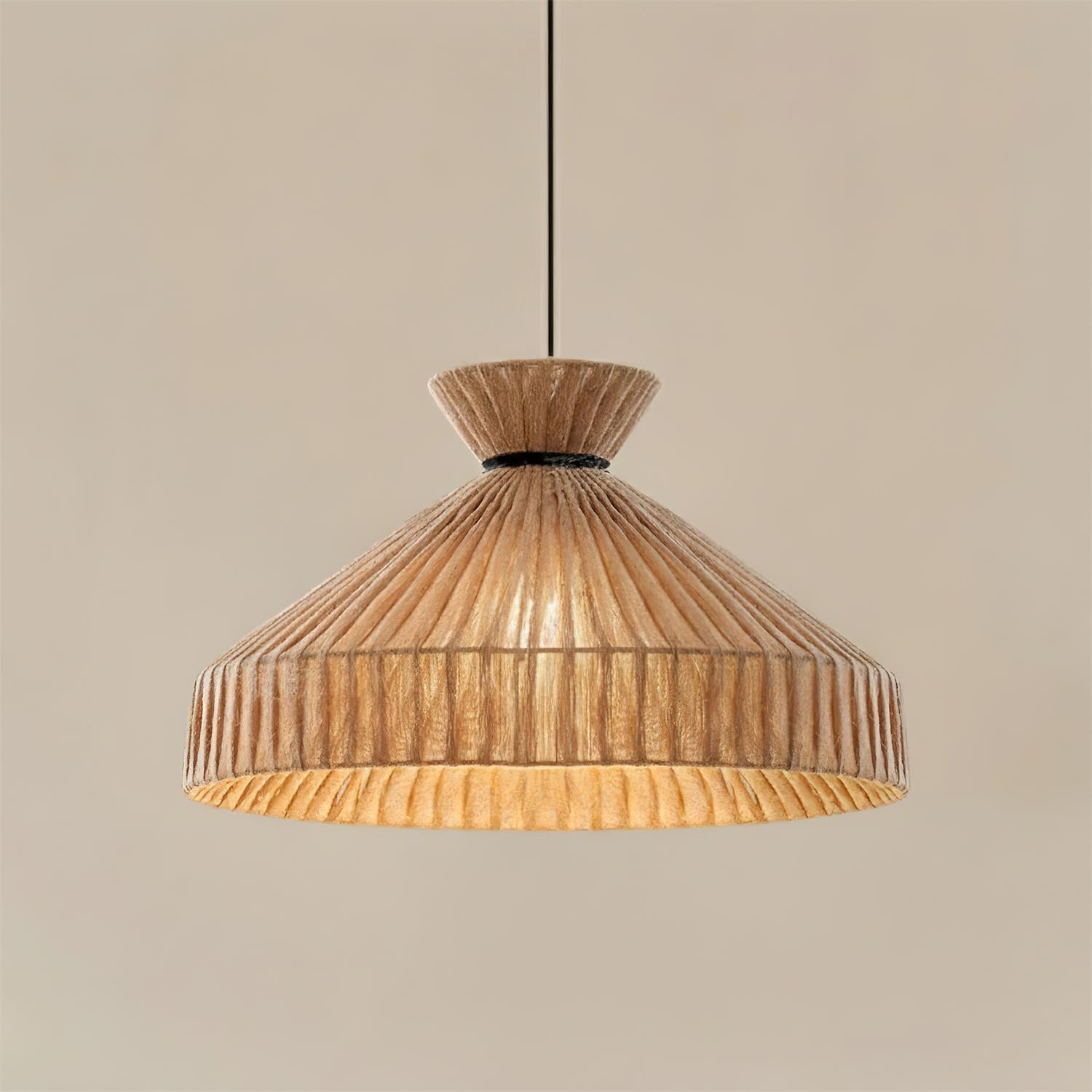 Tera Modern Weave Fabric Pendant Lamp