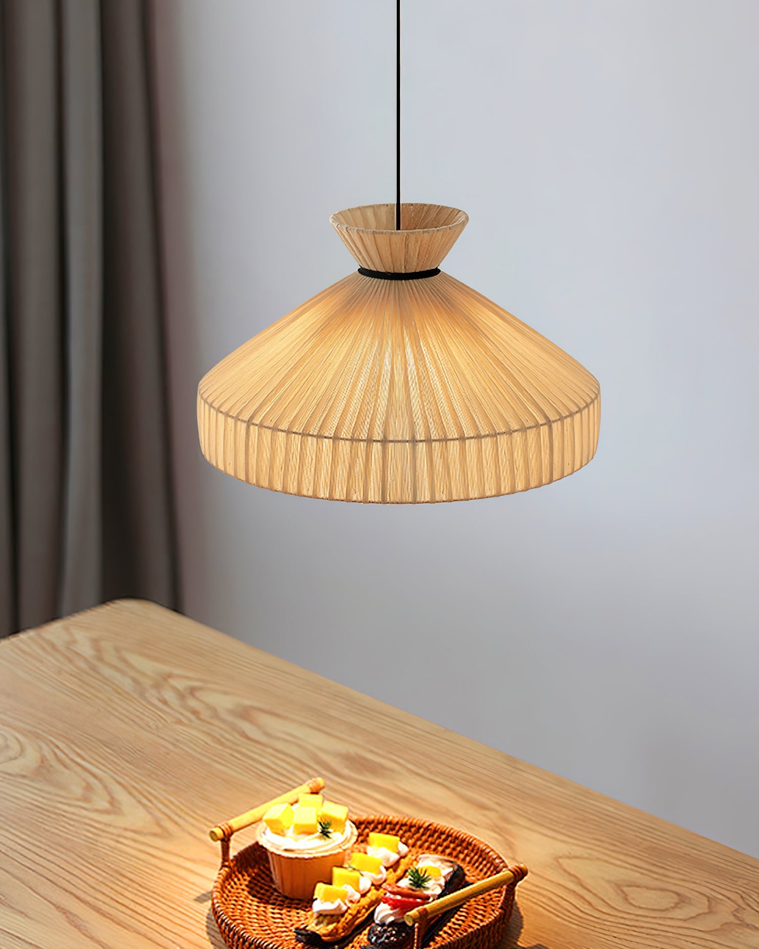 Tera Modern Weave Fabric Pendant Lamp