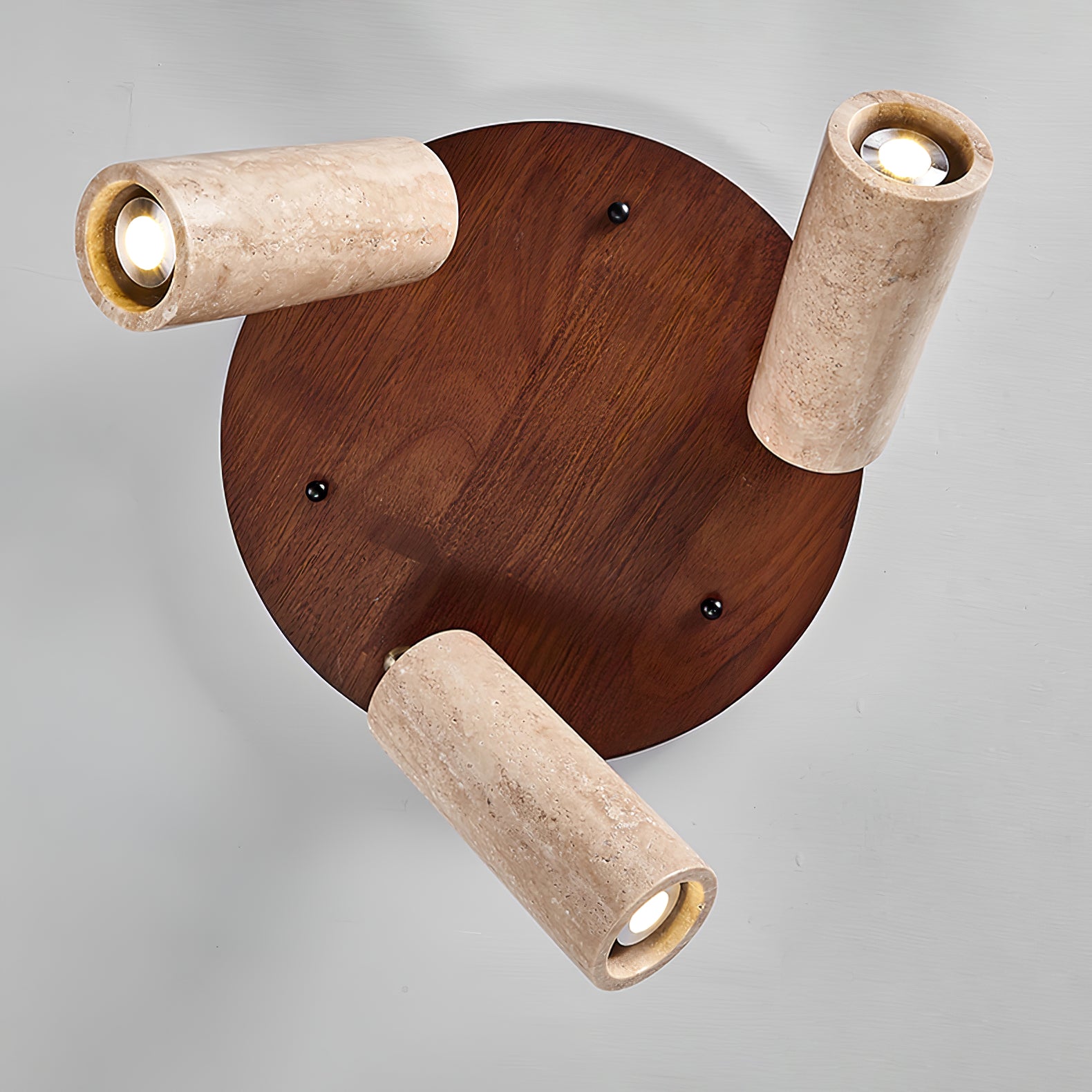 Zevenion Multi-Arm Travertine Ceiling Light - Blowlighting