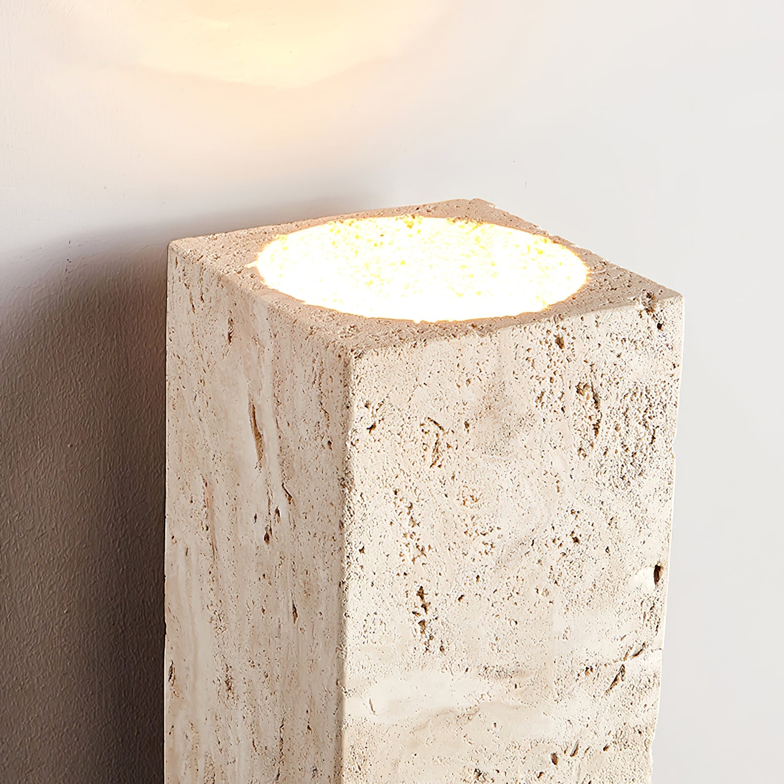 Elsoran Travertine Block Wall Light - Blowlighting