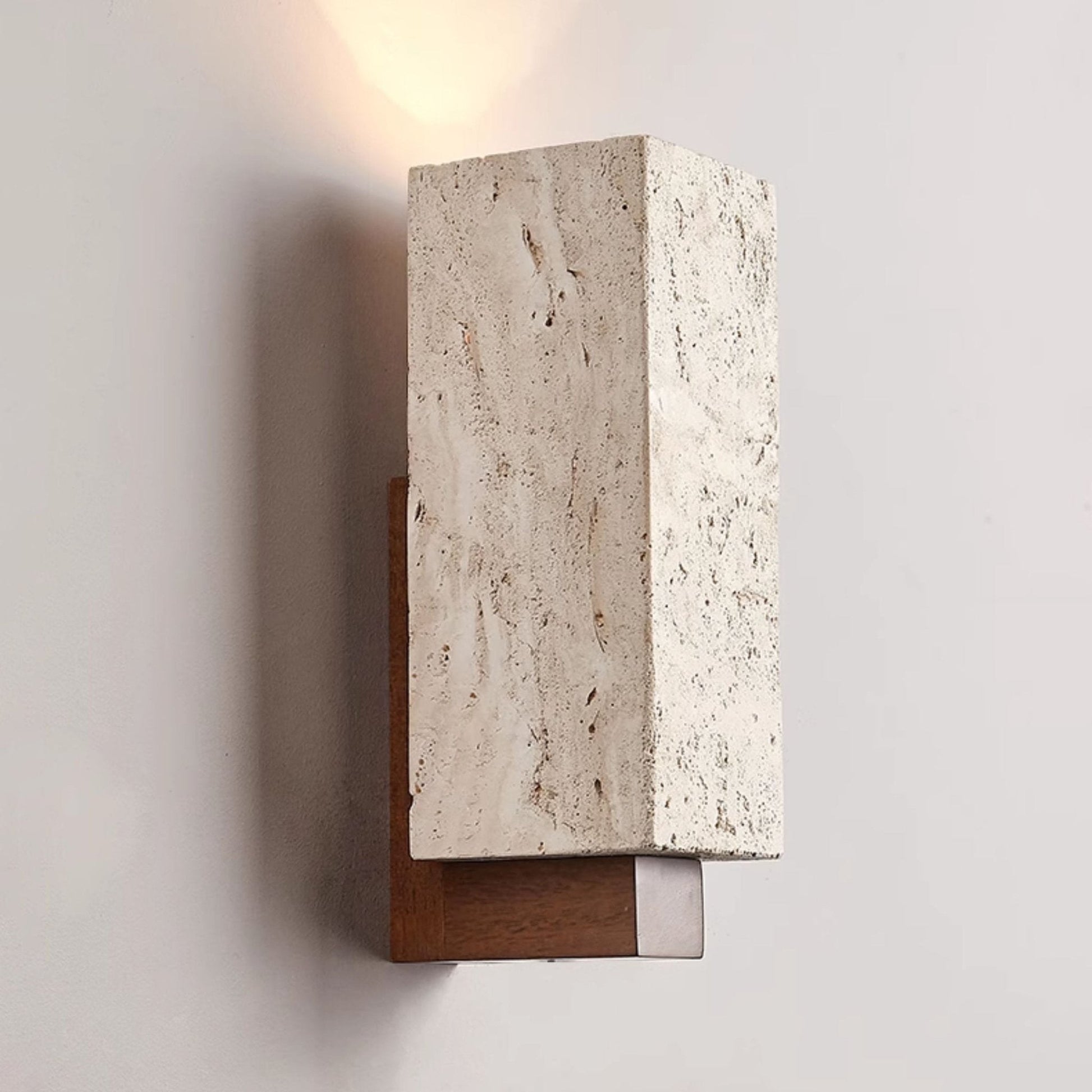 Elsoran Travertine Block Wall Light - Blowlighting