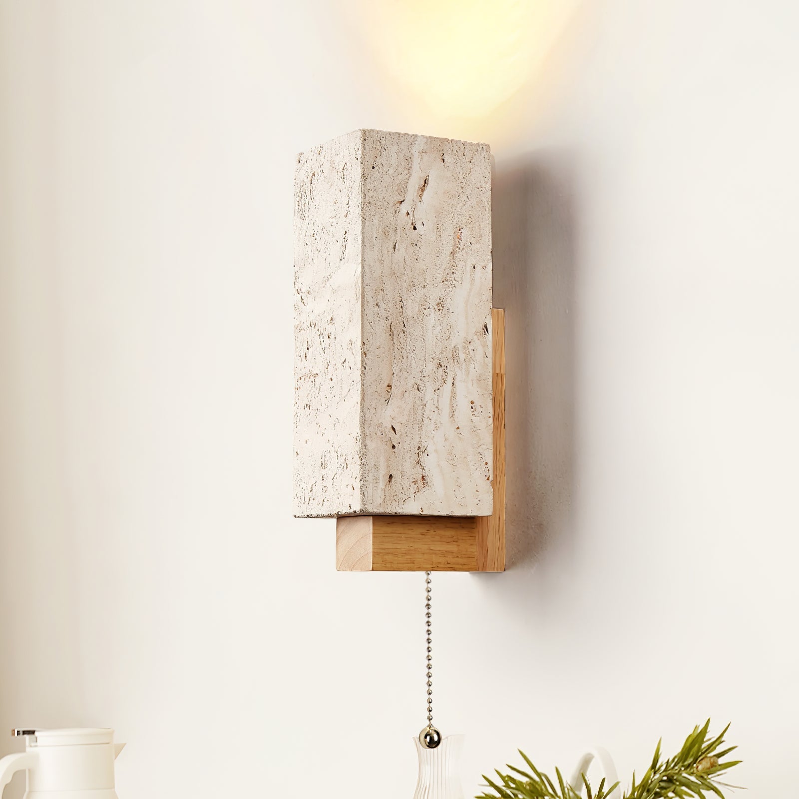 Elsoran Travertine Block Wall Light - Blowlighting