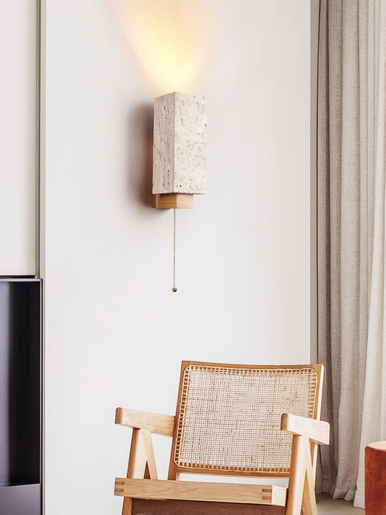 Elsoran Travertine Block Wall Light - Blowlighting